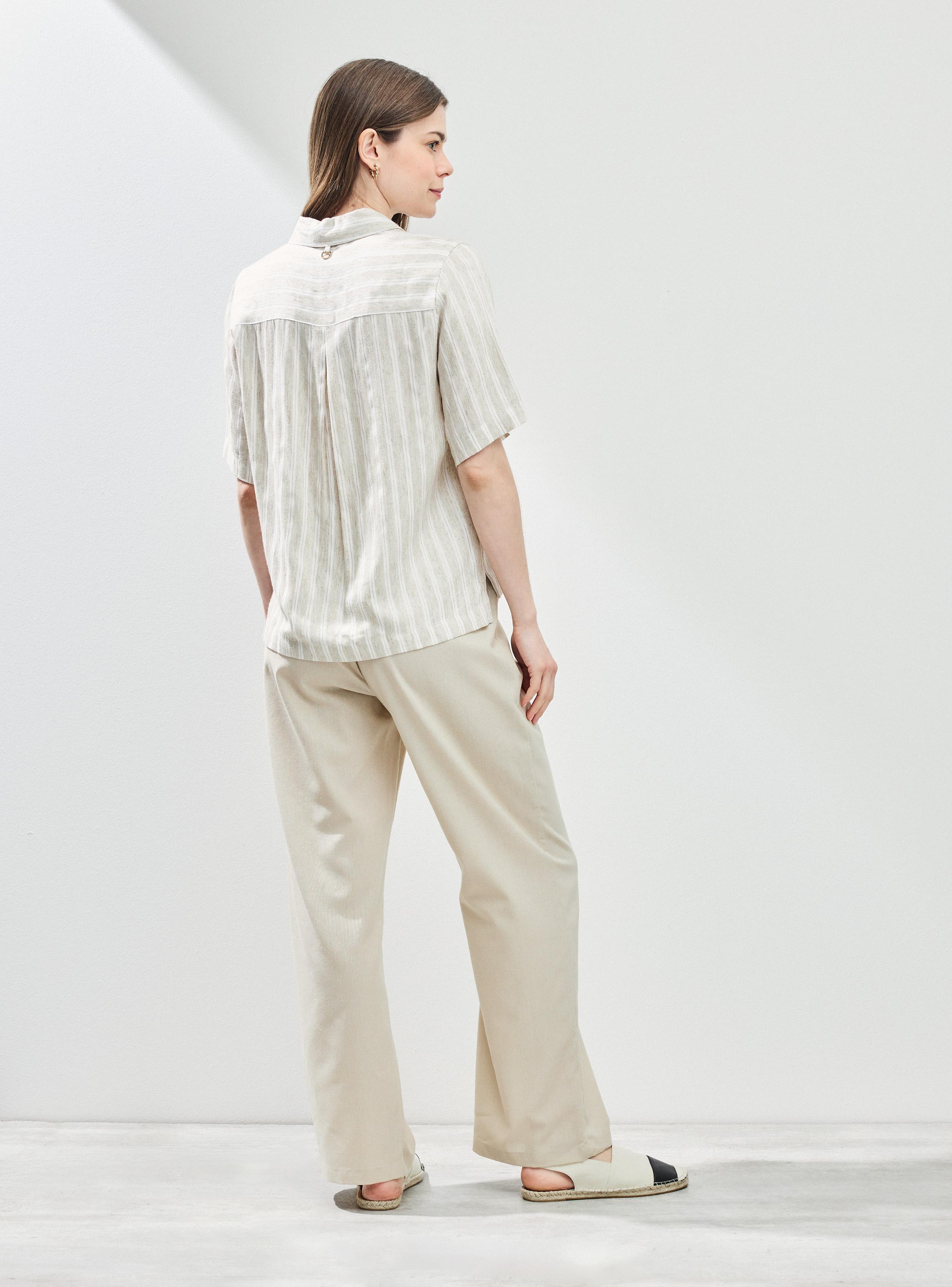 Blusa Listada con Hilo Metalizado-5