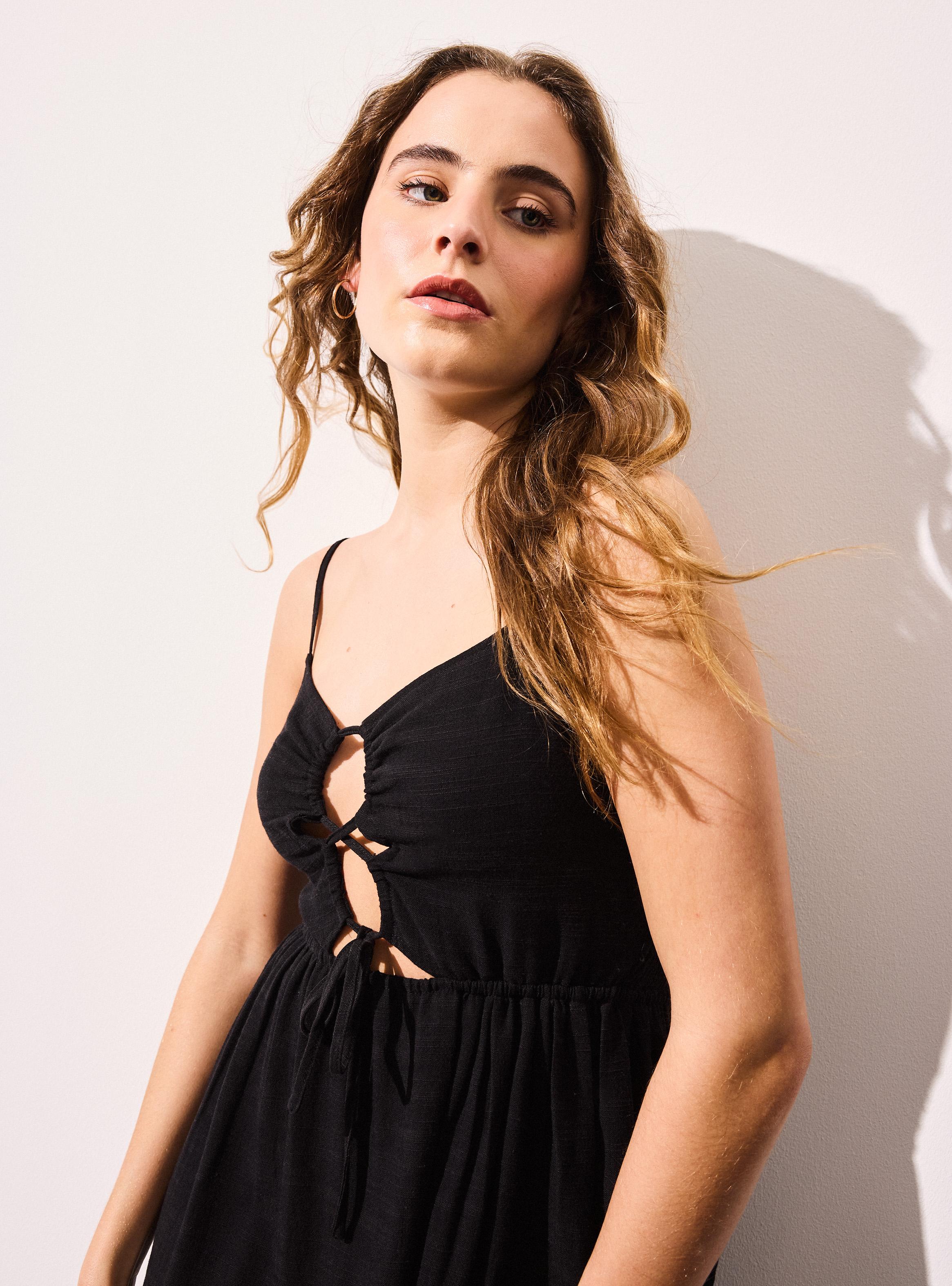 Vestido Amplio Amarras-2