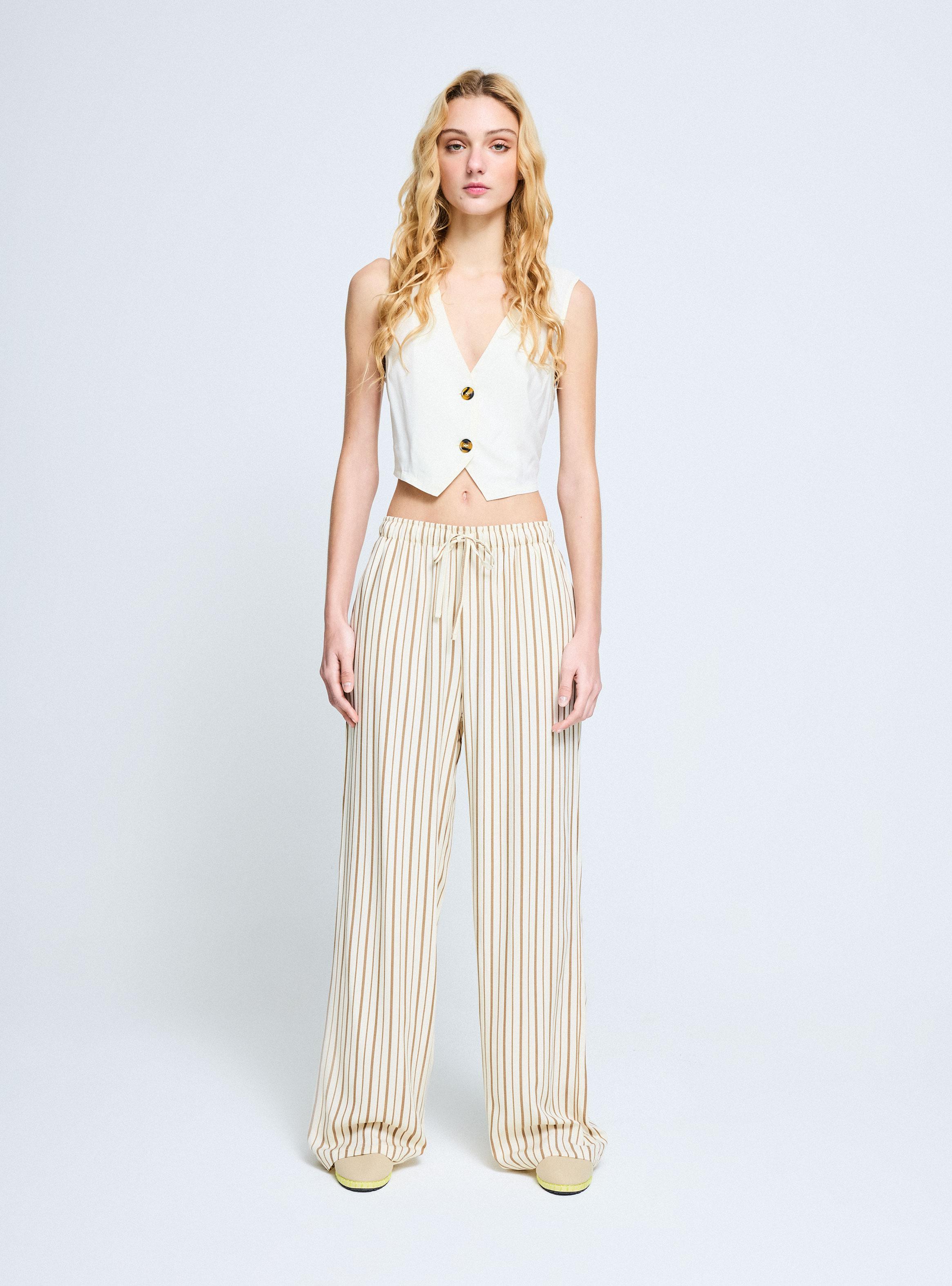 Pantalón Cargo Cintura Ajustable-4