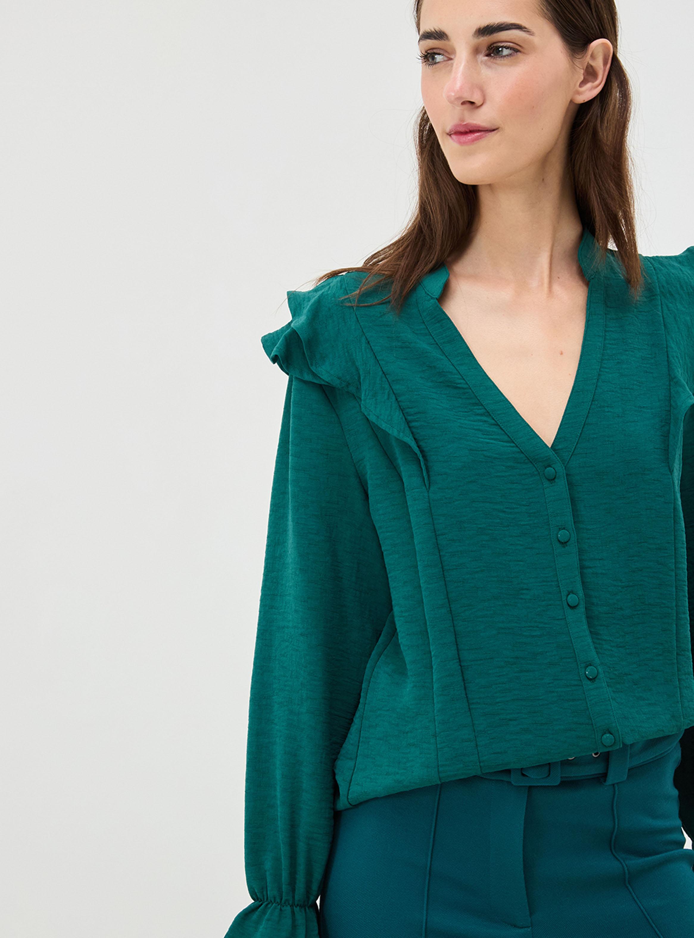 Blusa Lisa Detalle Vuelos-2