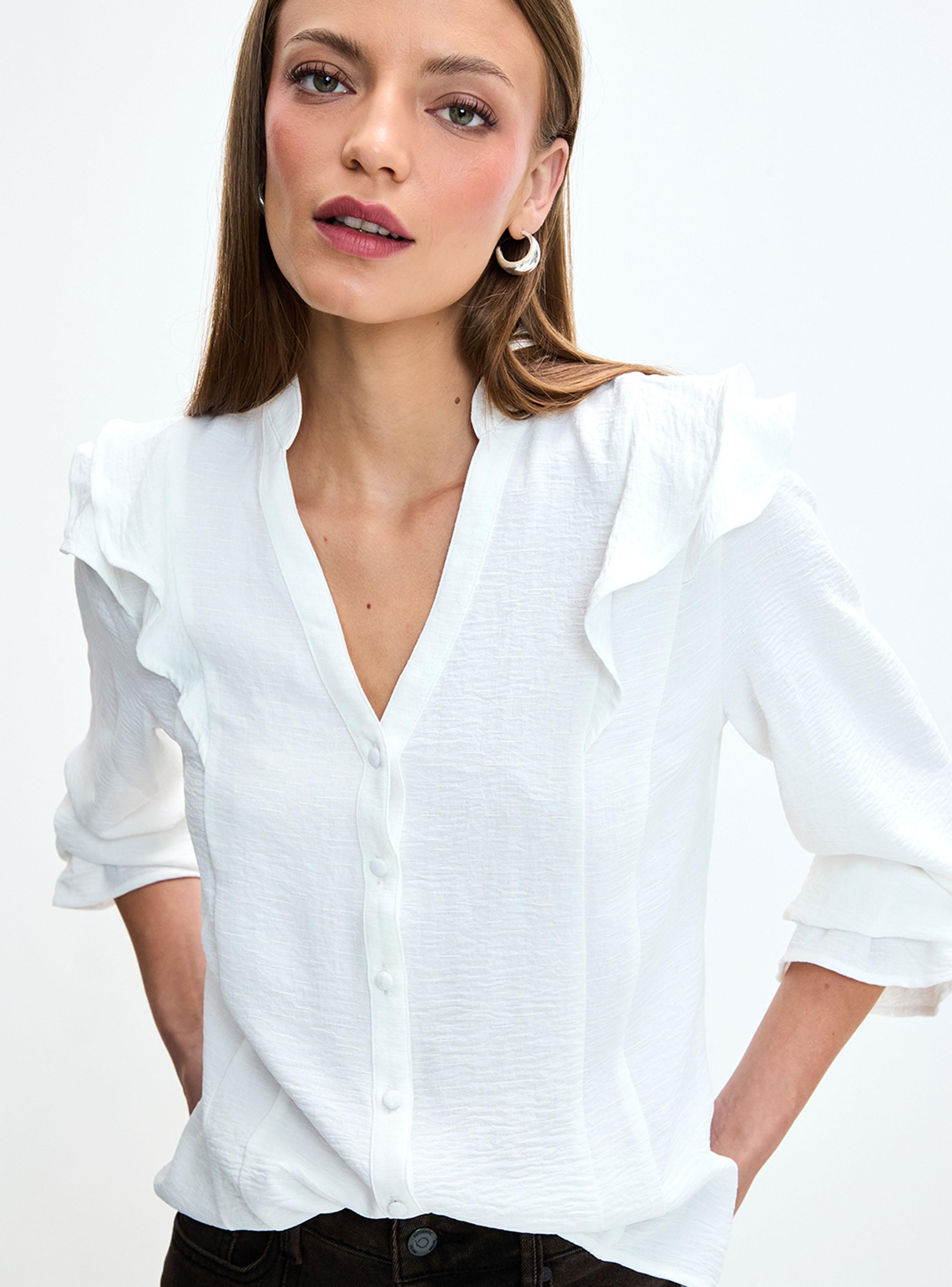 Blusa Lisa Vuelitos Botón-3