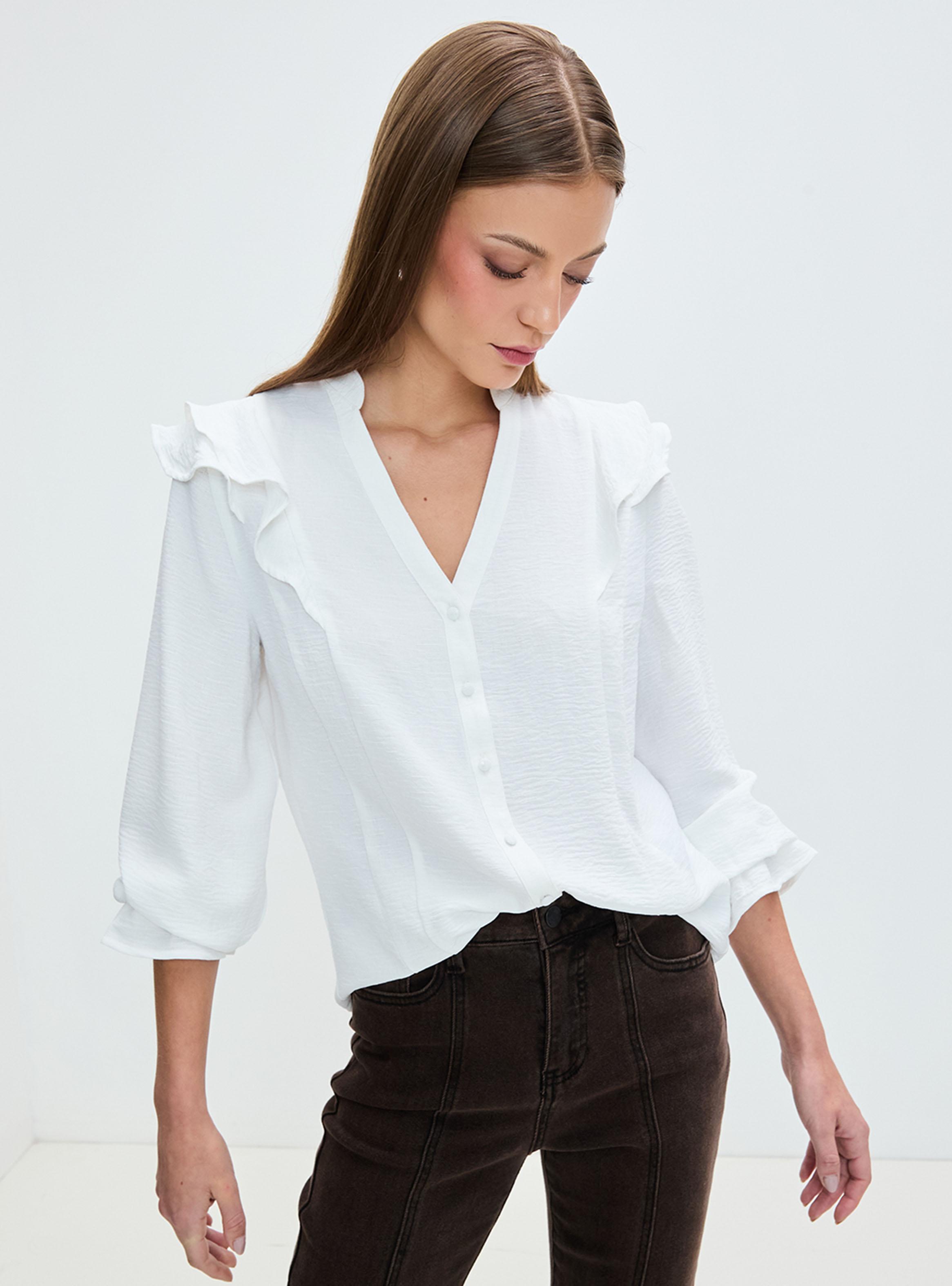 Blusa Lisa Vuelitos Botón-0