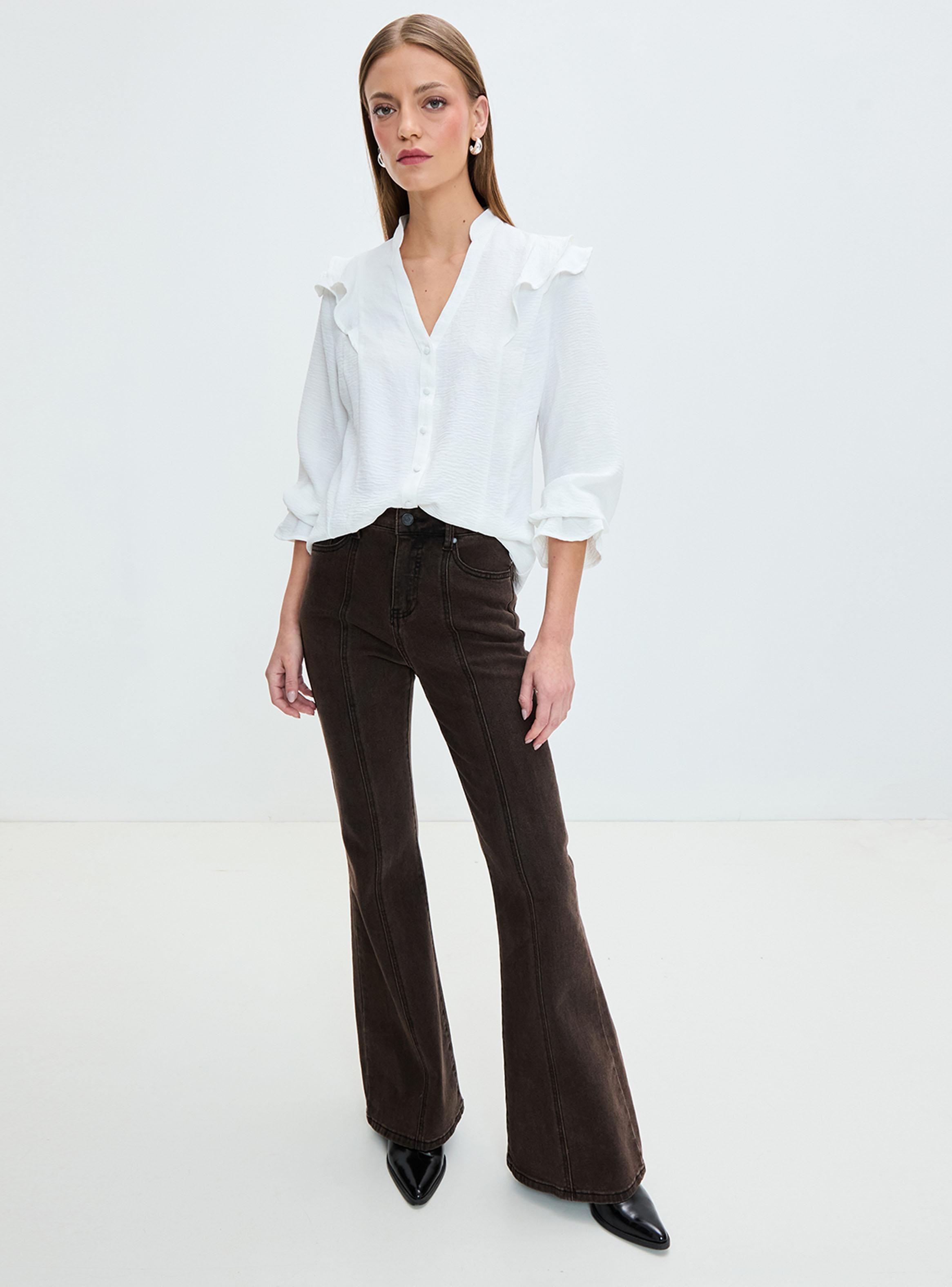 Blusa Lisa Vuelitos Botón-4