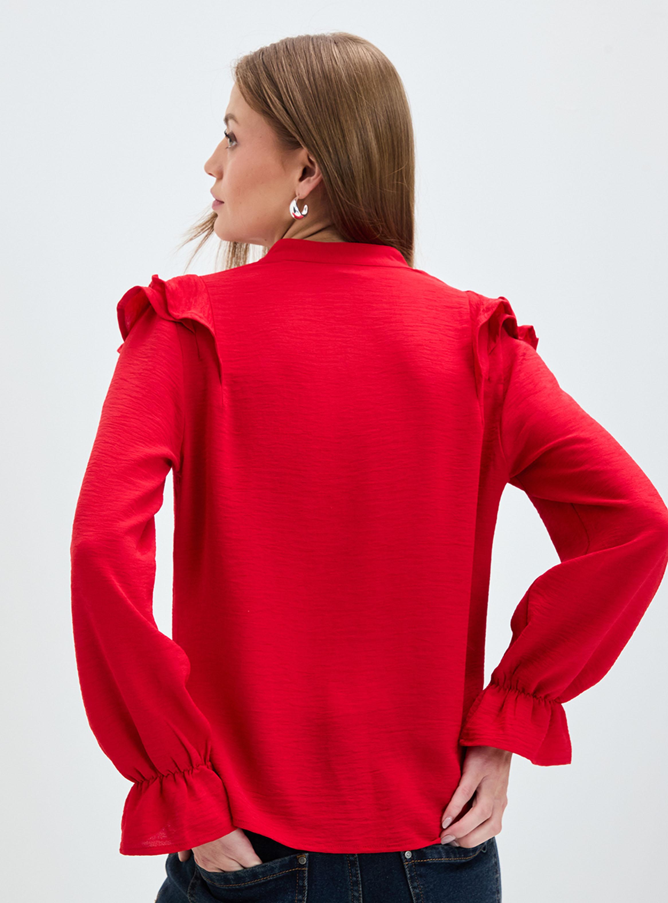 Blusa Lisa Vuelitos Color y Botón-1
