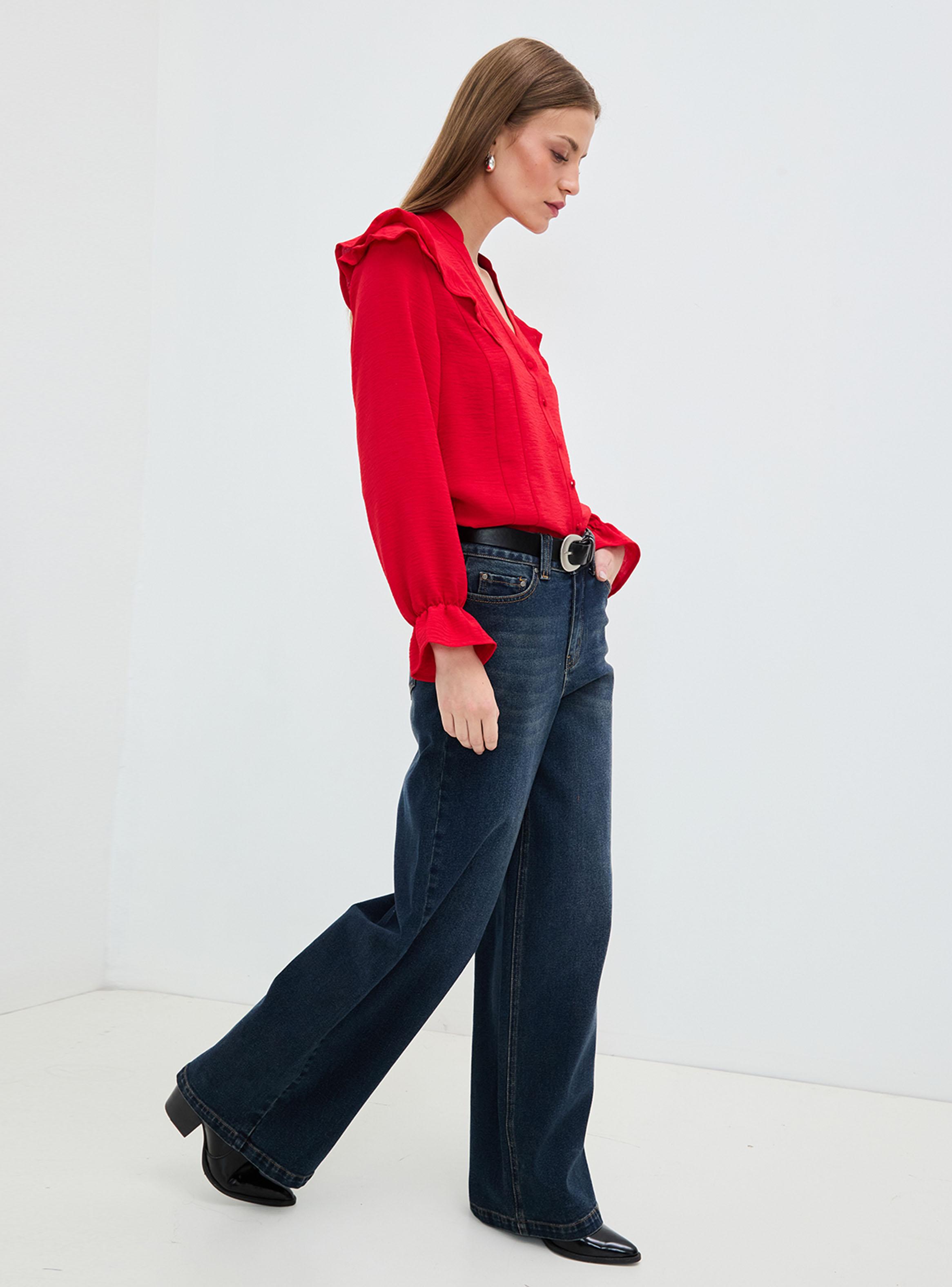 Blusa Lisa Vuelitos Color y Botón-4