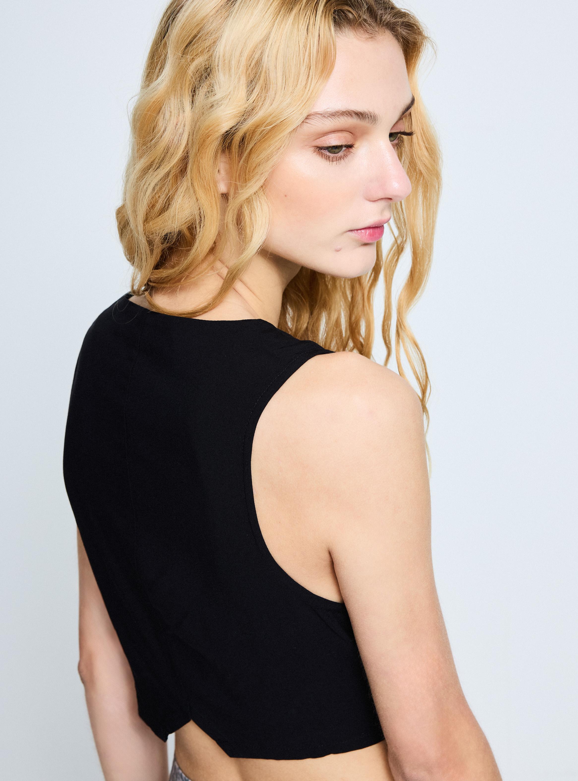 Blusa Vest con Botones-3