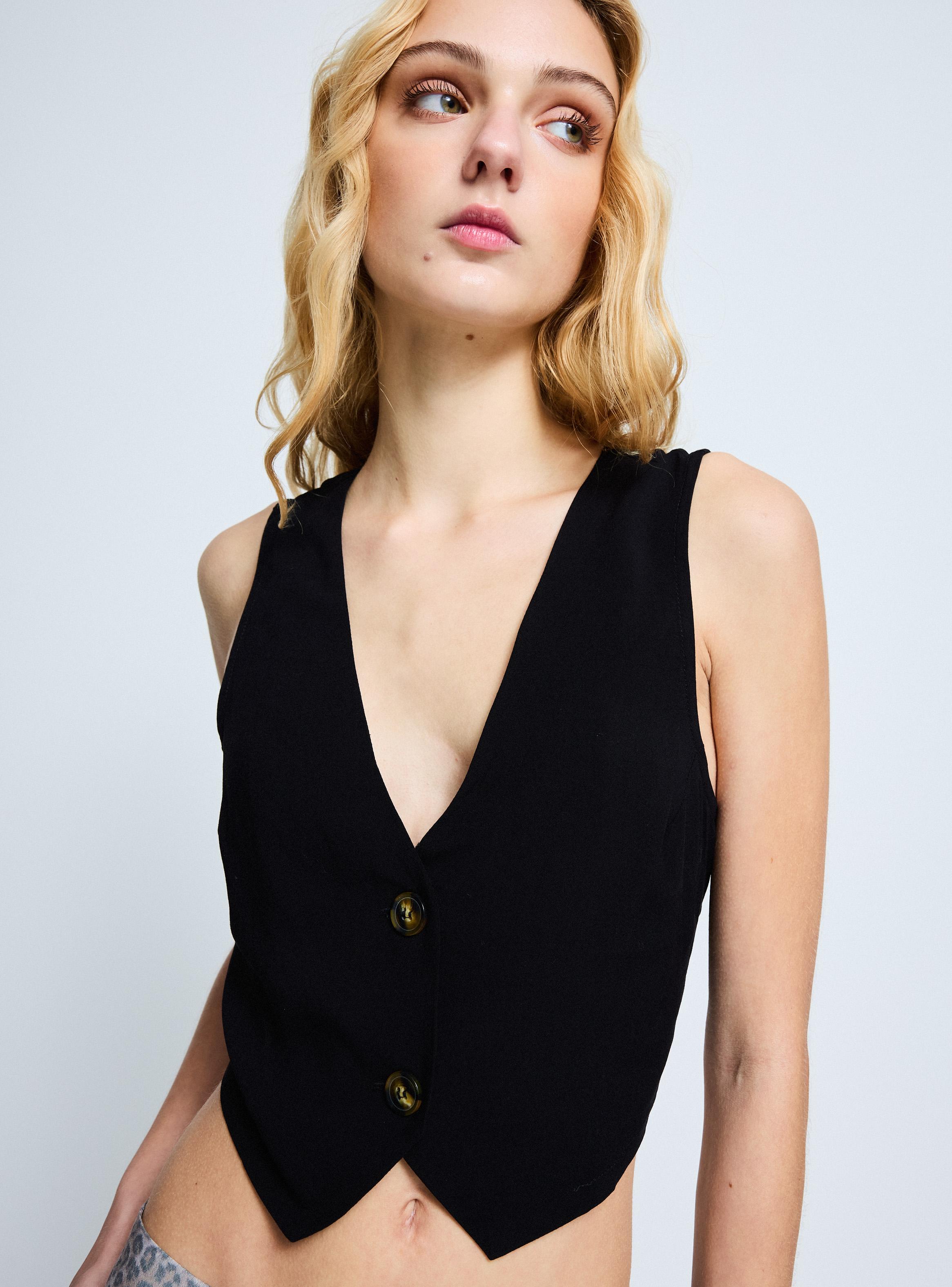 Blusa Vest con Botones-2