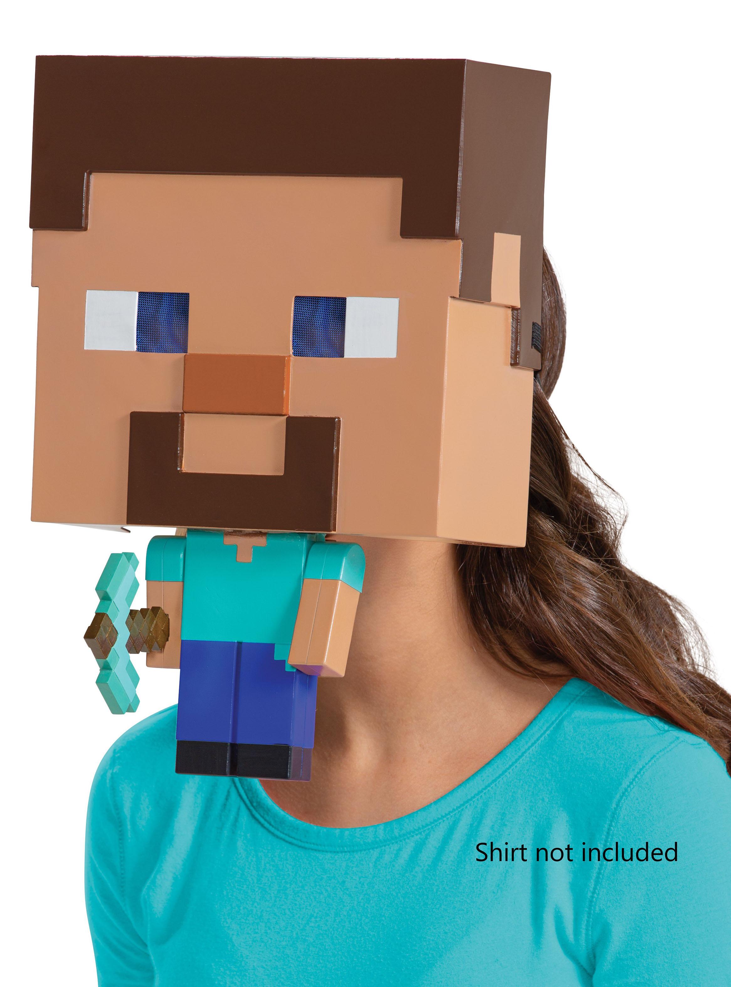 Máscara Minecraft  Steve-2