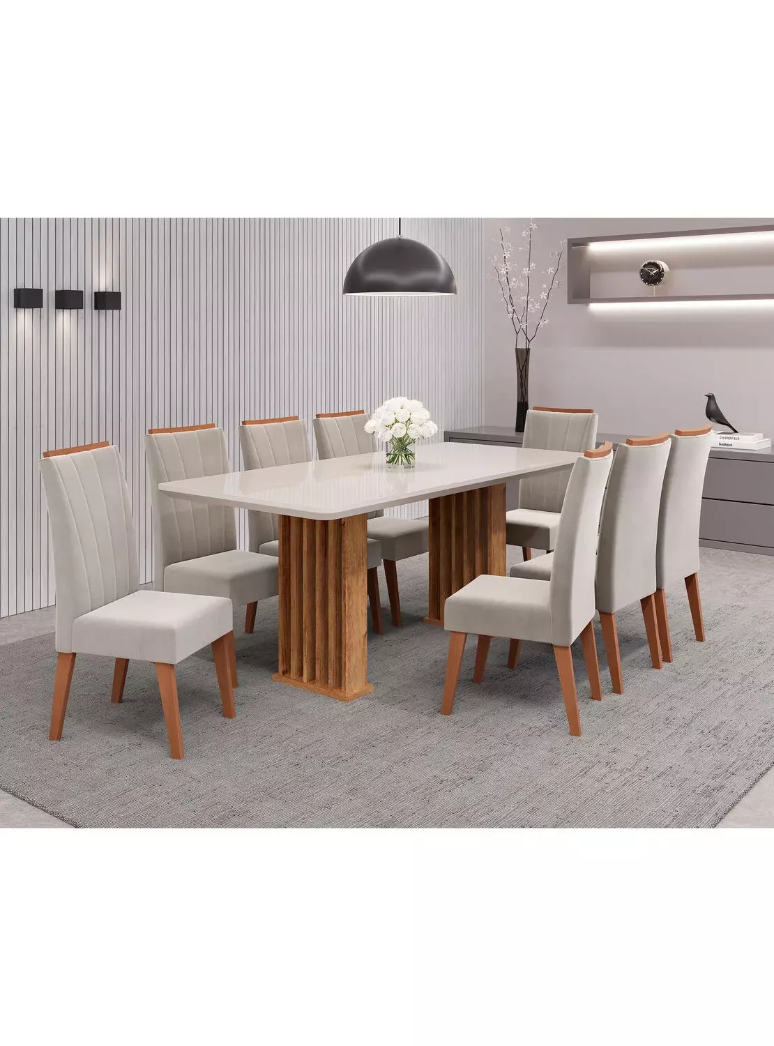 Juego de Comedor Munique + 8 Sillas-4