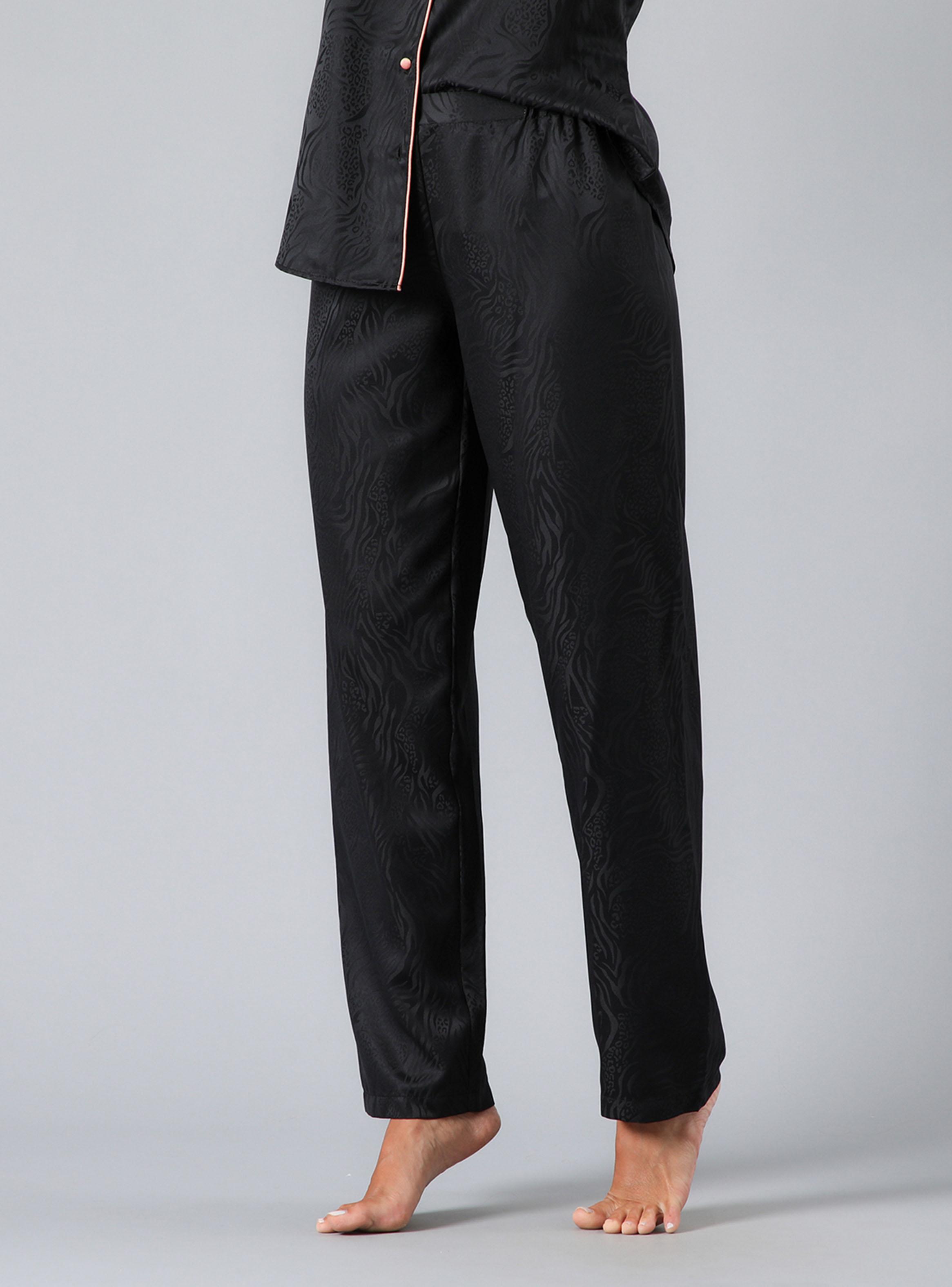 Set Camisero + Pantalón Satín Color Jacquard-3