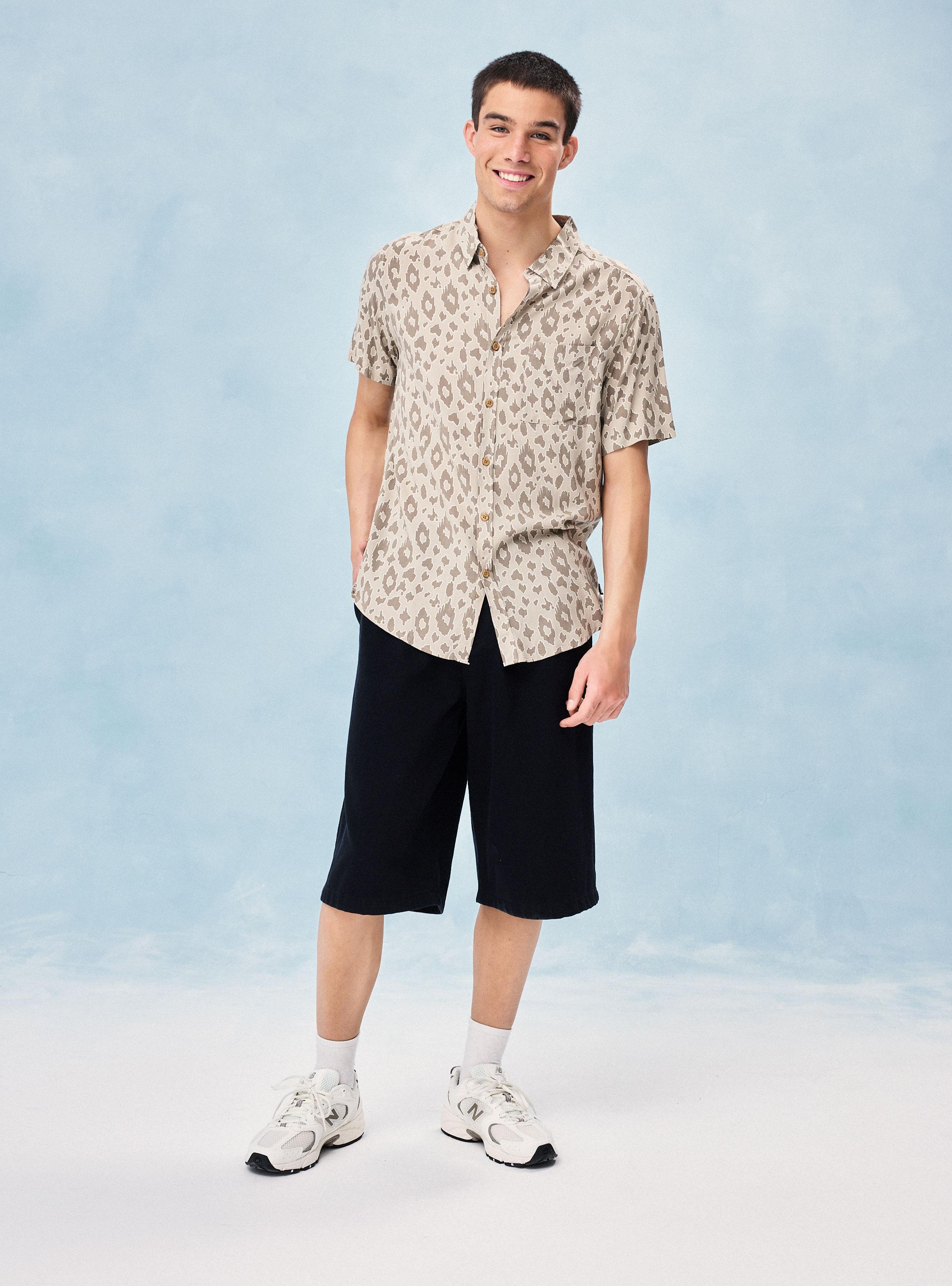 Camisa Guayabera Estampada-4