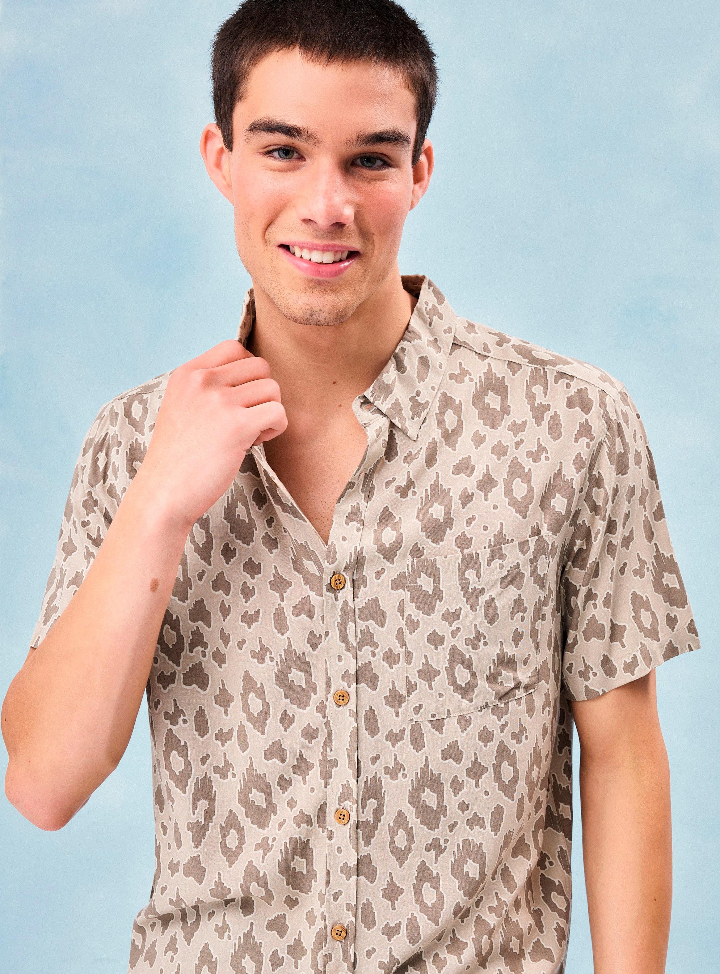 Camisa Guayabera Estampada-2