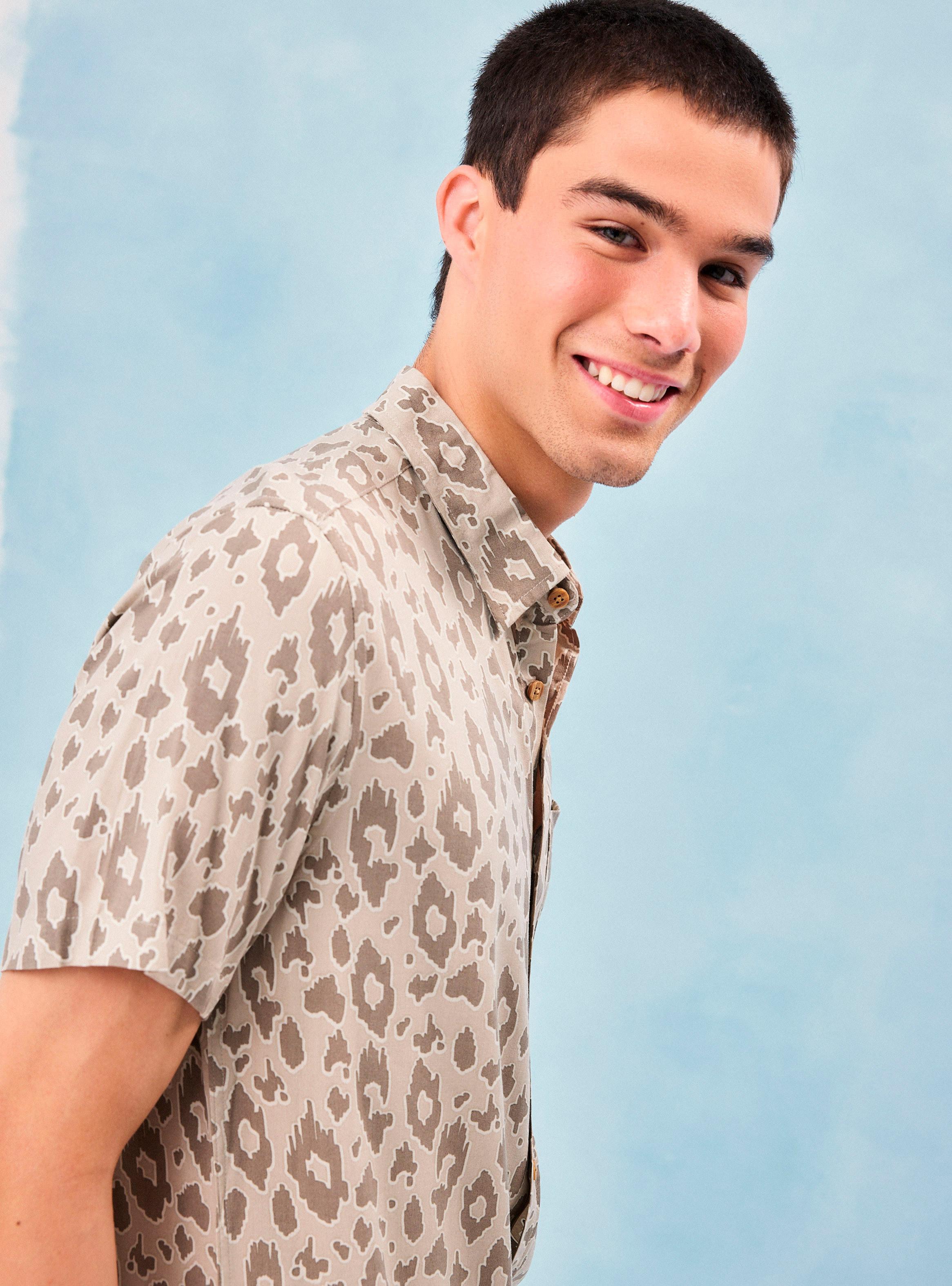 Camisa Guayabera Estampada-3