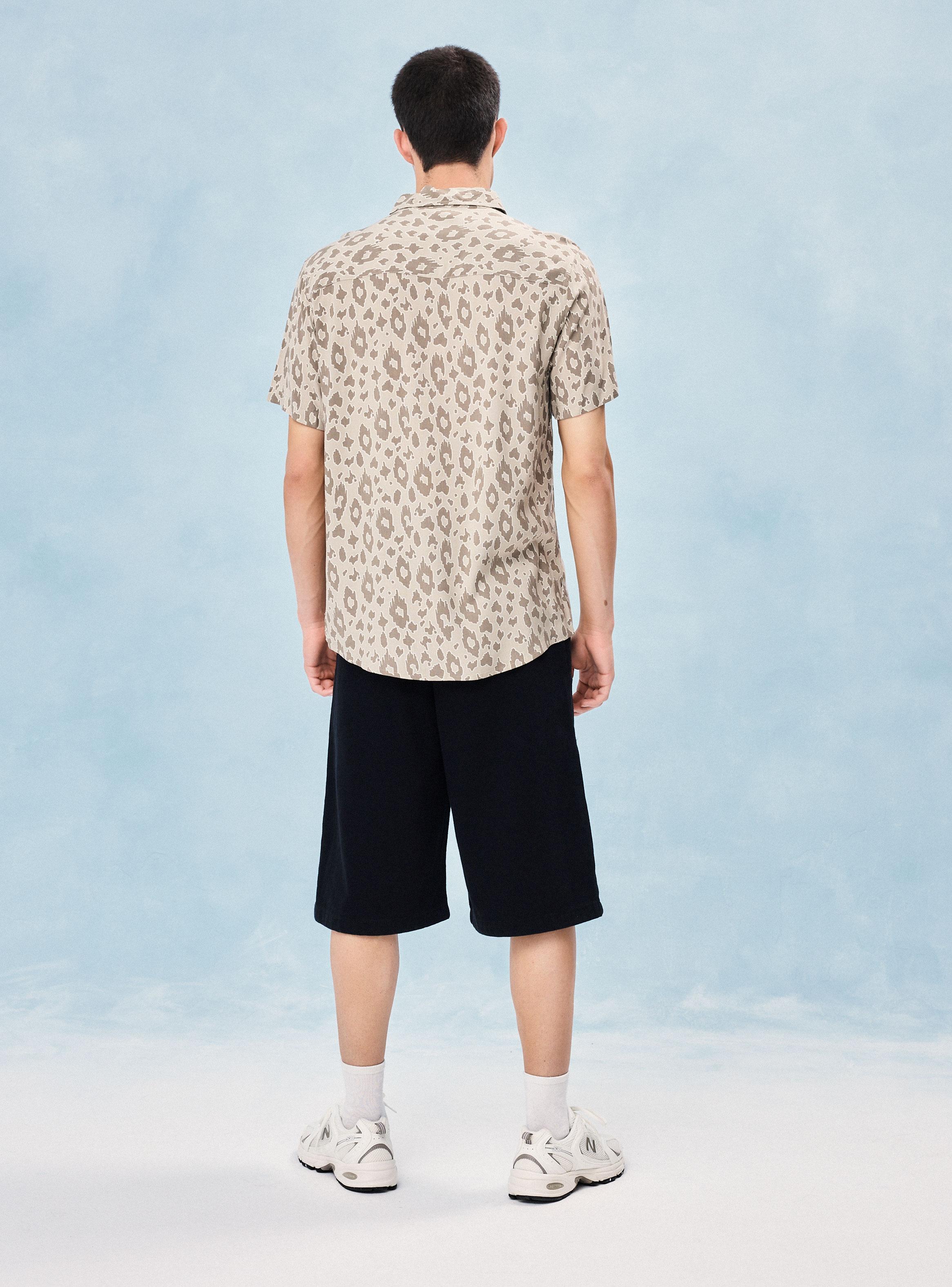 Camisa Guayabera Estampada-5