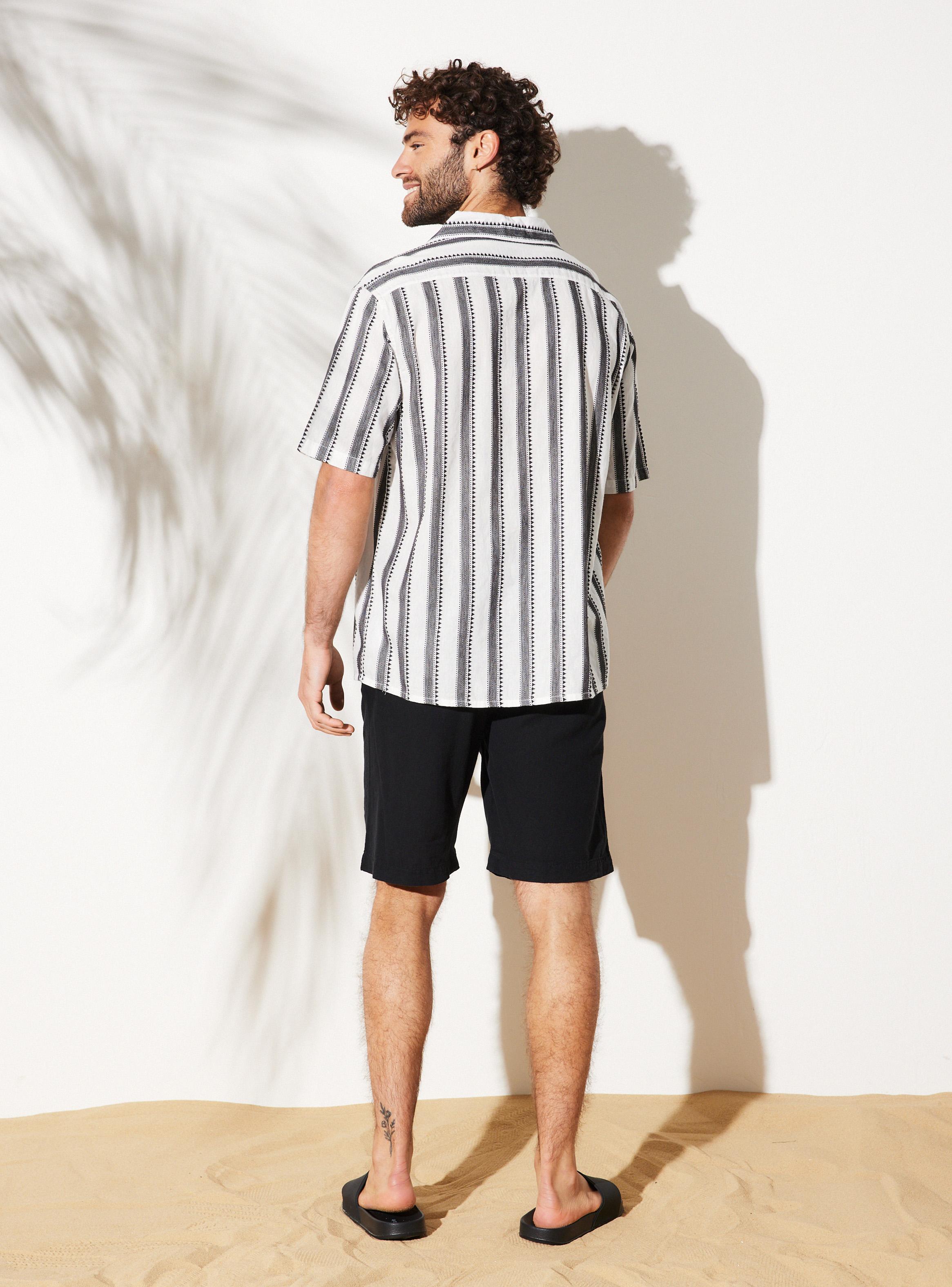 Camisa Tejida Rayada-5