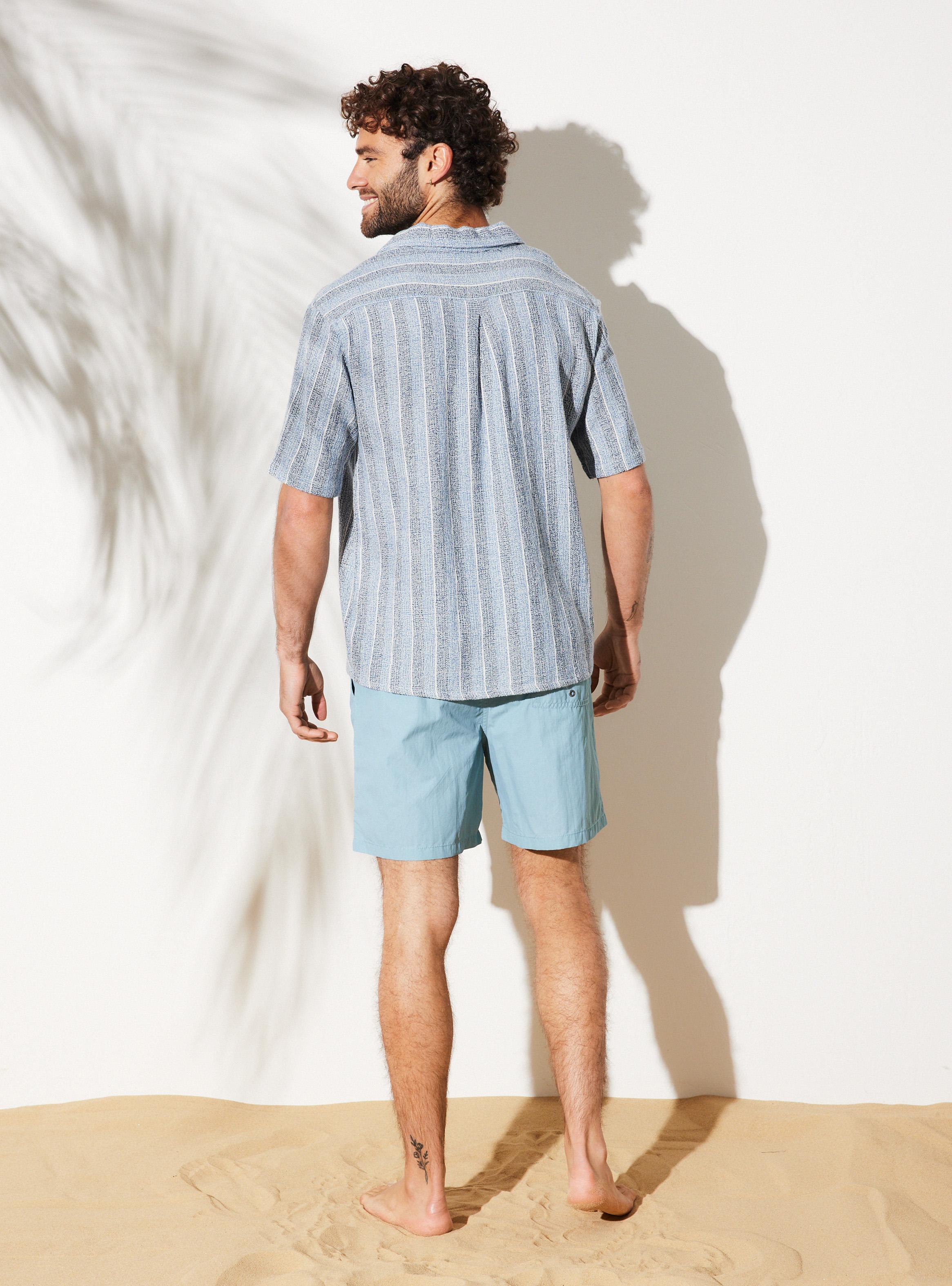 Camisa Manga Corta Rayada-5