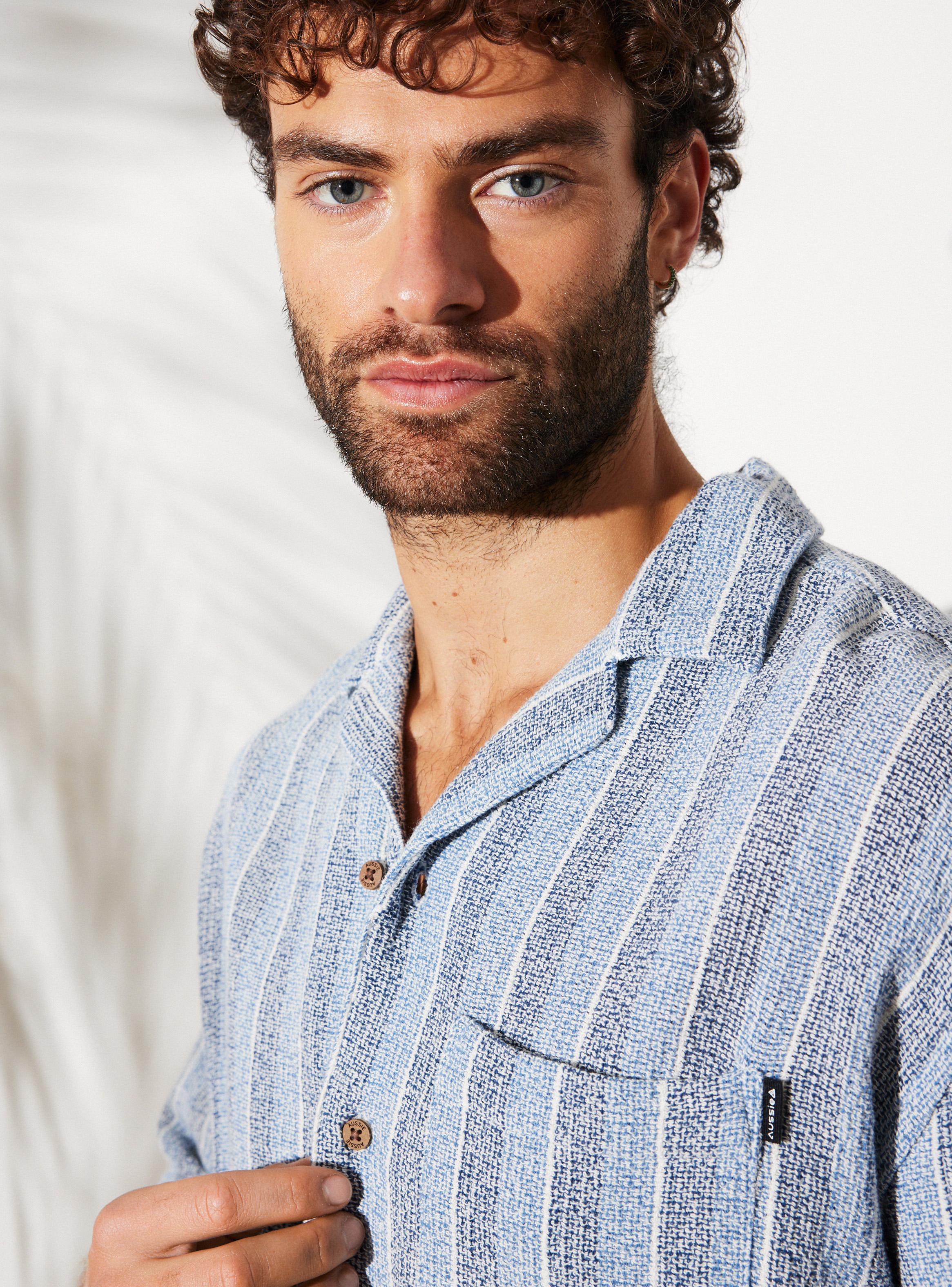 Camisa Manga Corta Rayada-2