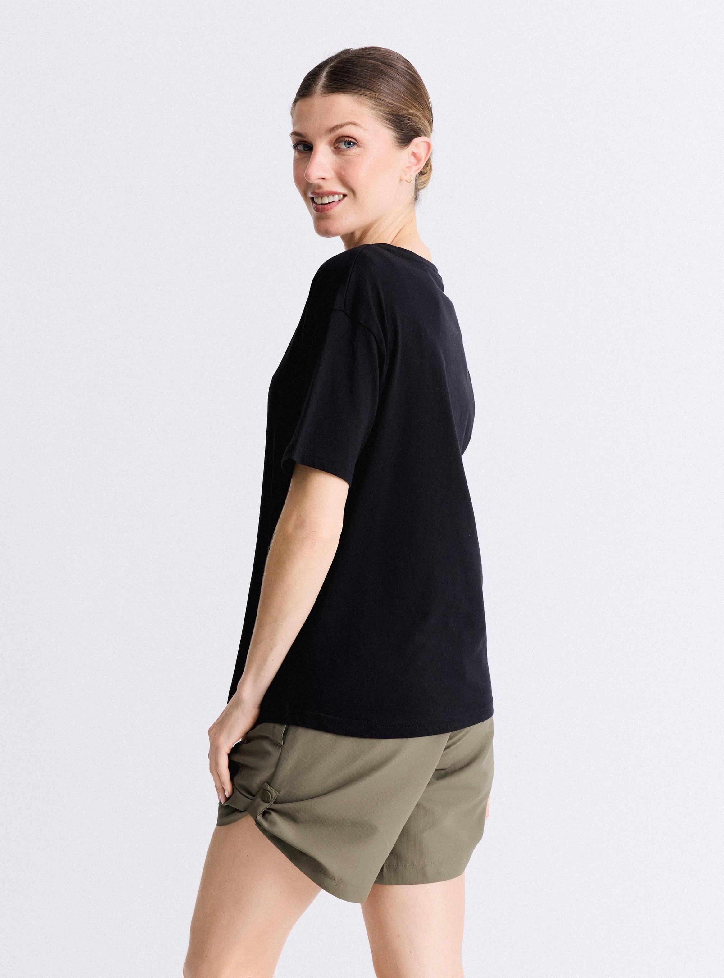 Polera Basic Holgada Cuello V-1