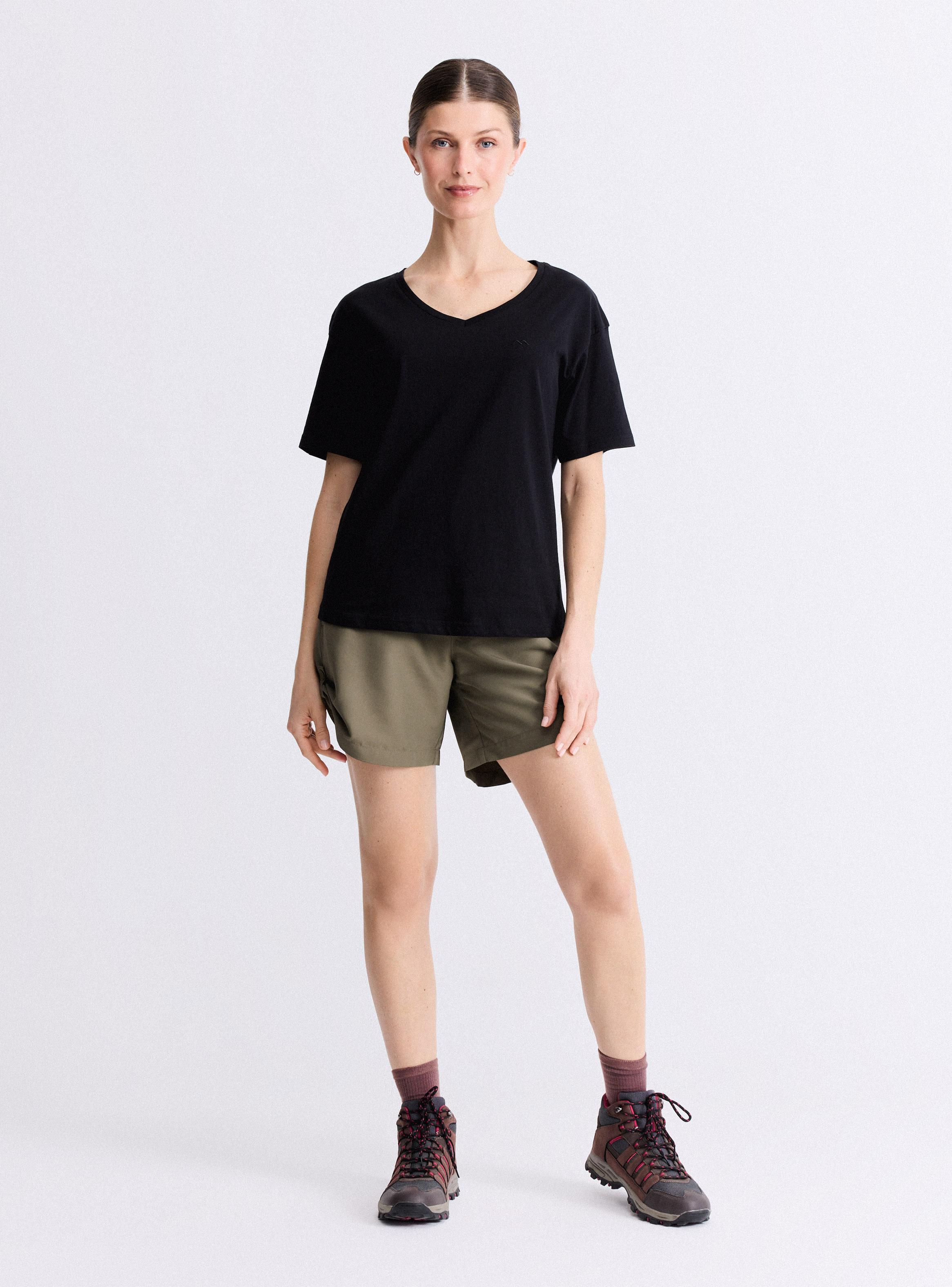 Polera Basic Holgada Cuello V-4