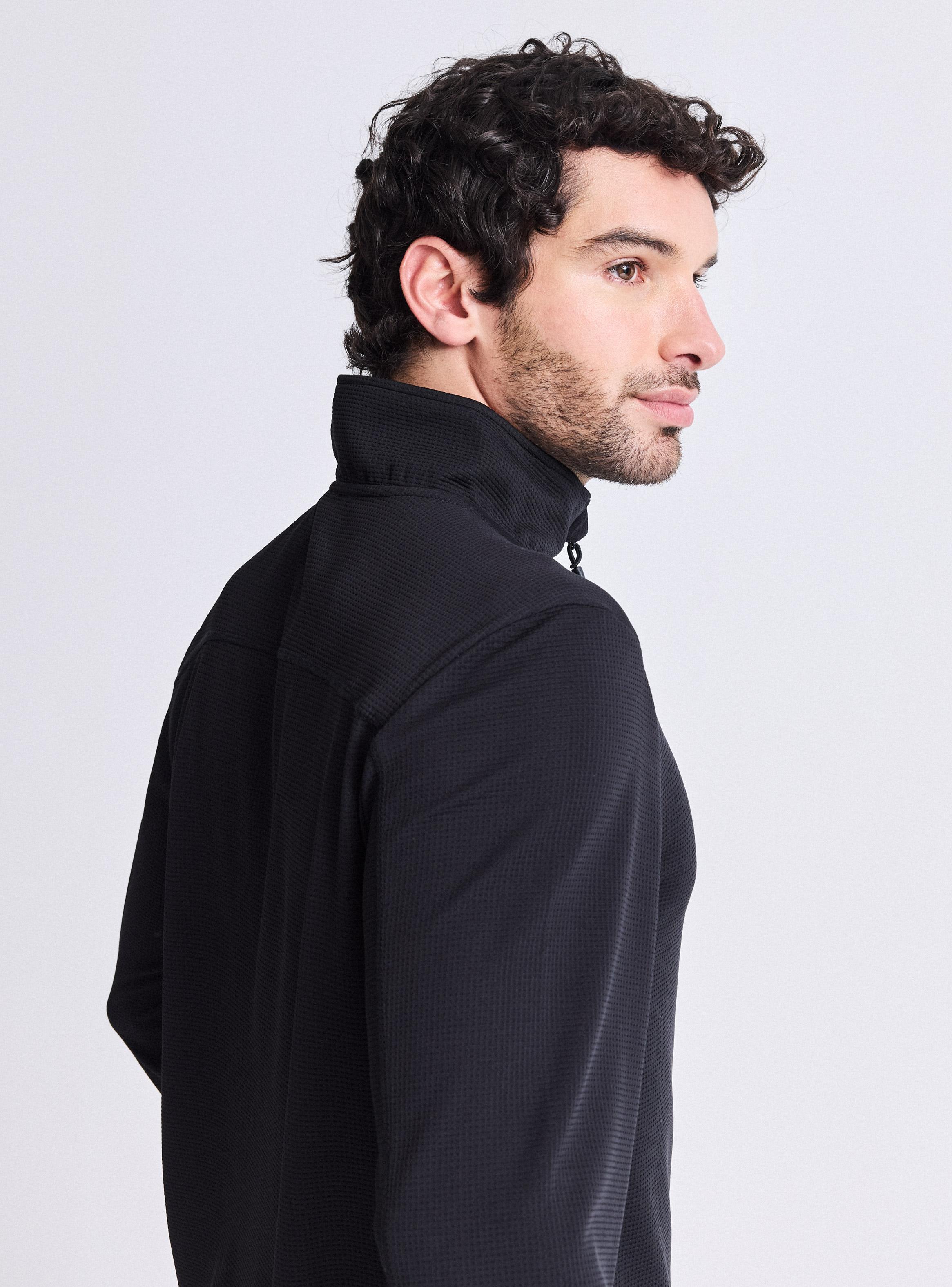 Polerón Trekking Medio Cierre Y Textura-2