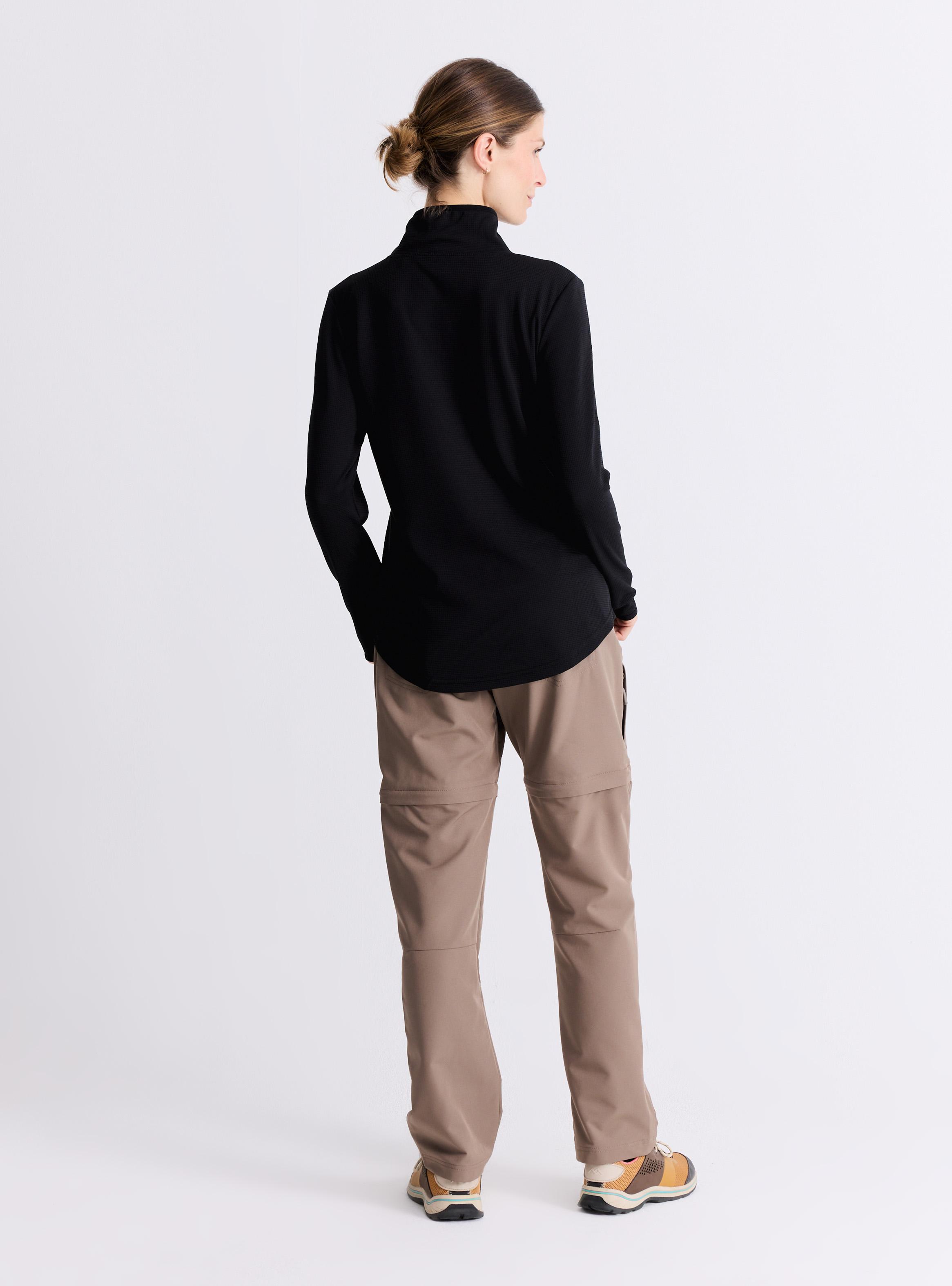 Polerón Trekking 1/4 Zip Textura-5