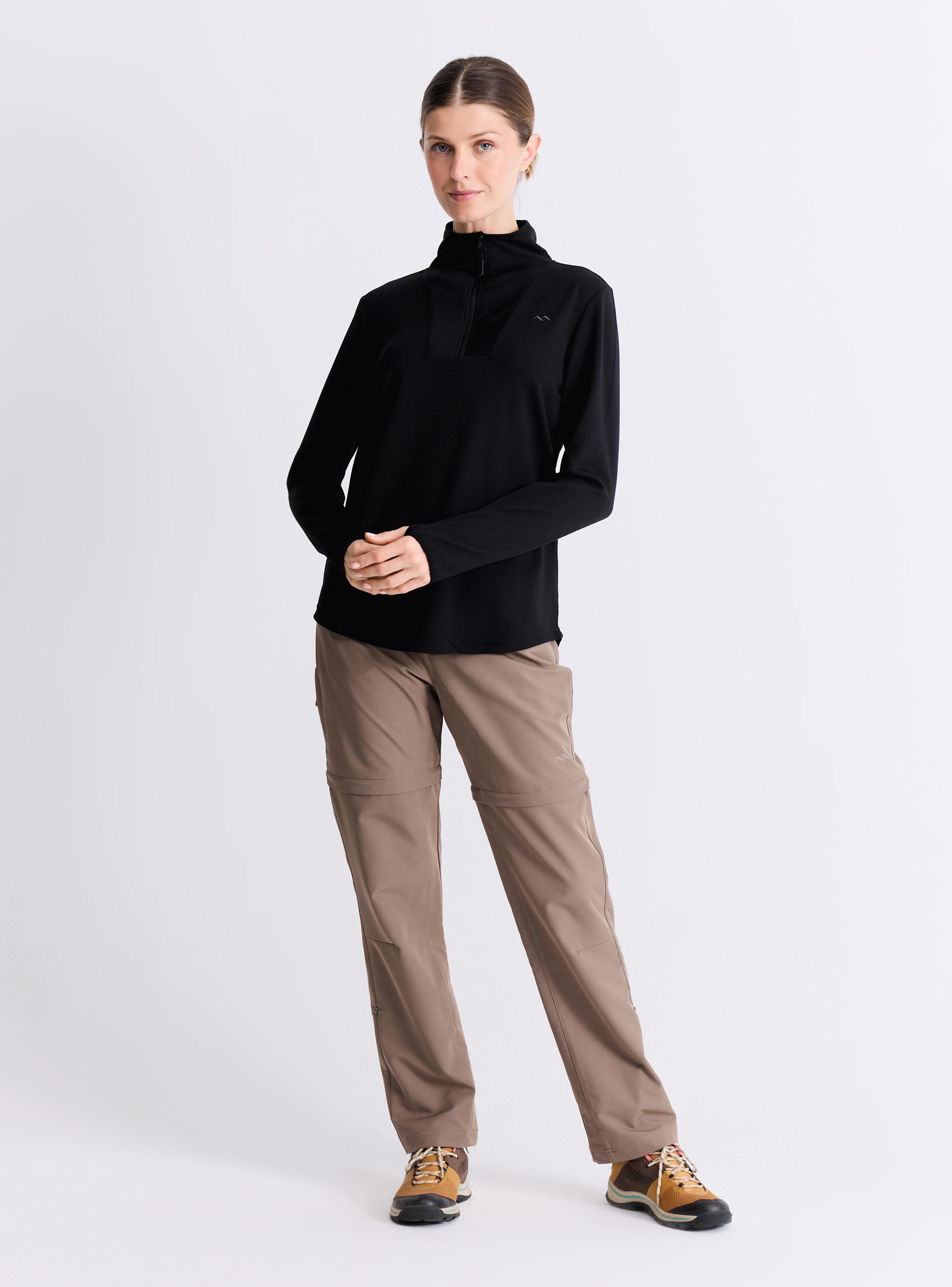 Polerón Trekking 1/4 Zip Textura-4