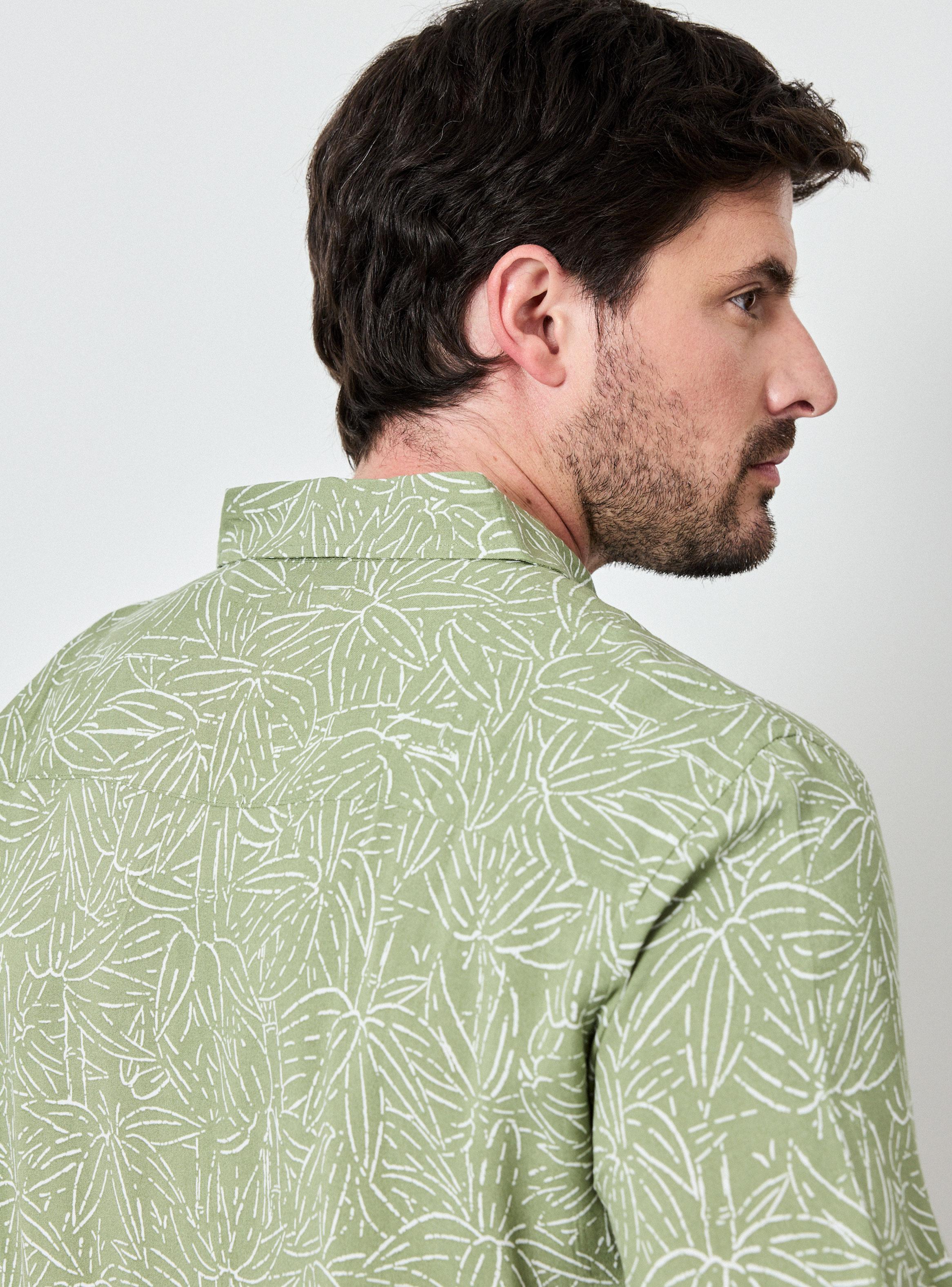 Camisa Manga Corta Viscosa Suave-3