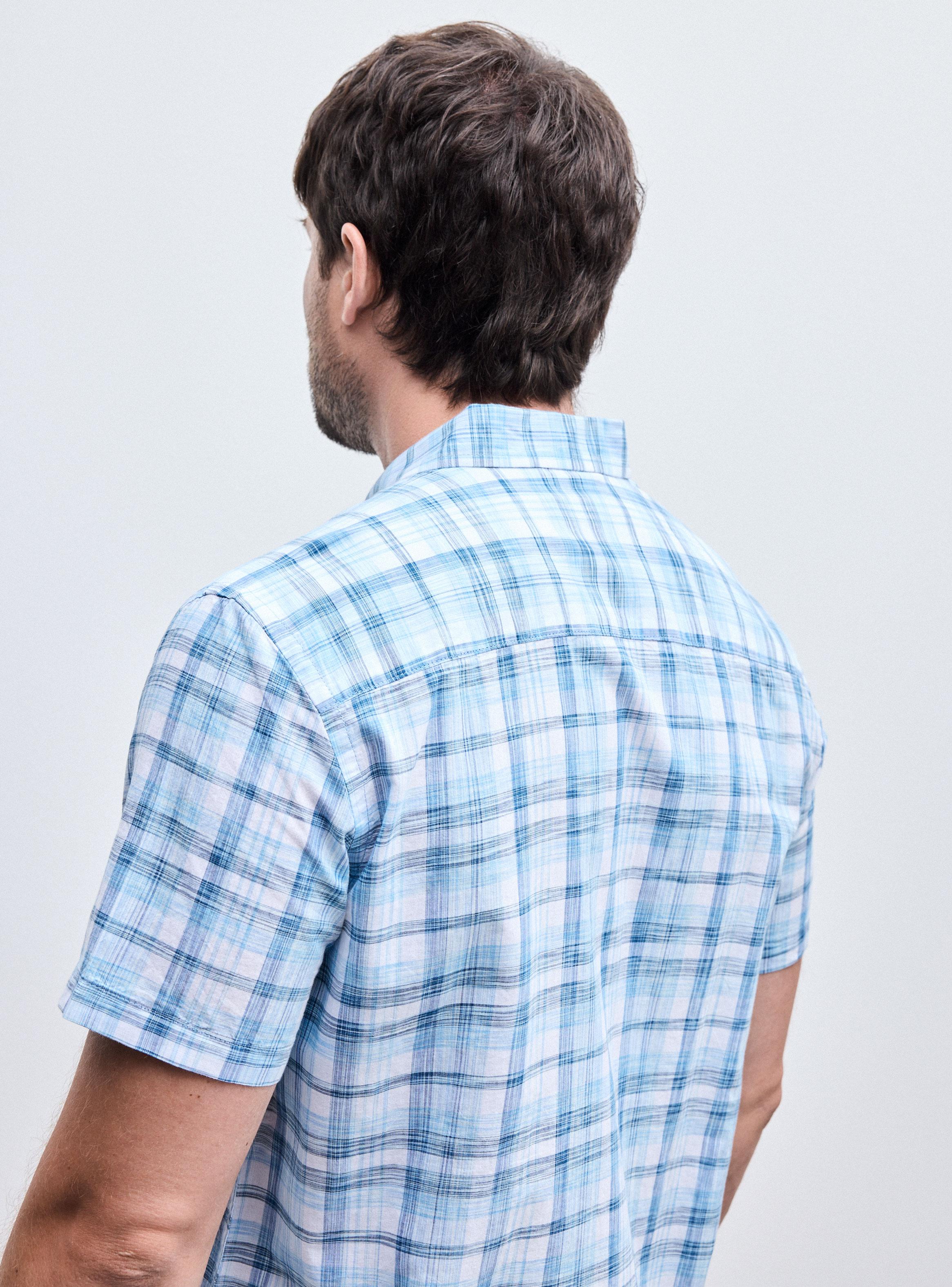Camisa Manga Corta Cuadros-3