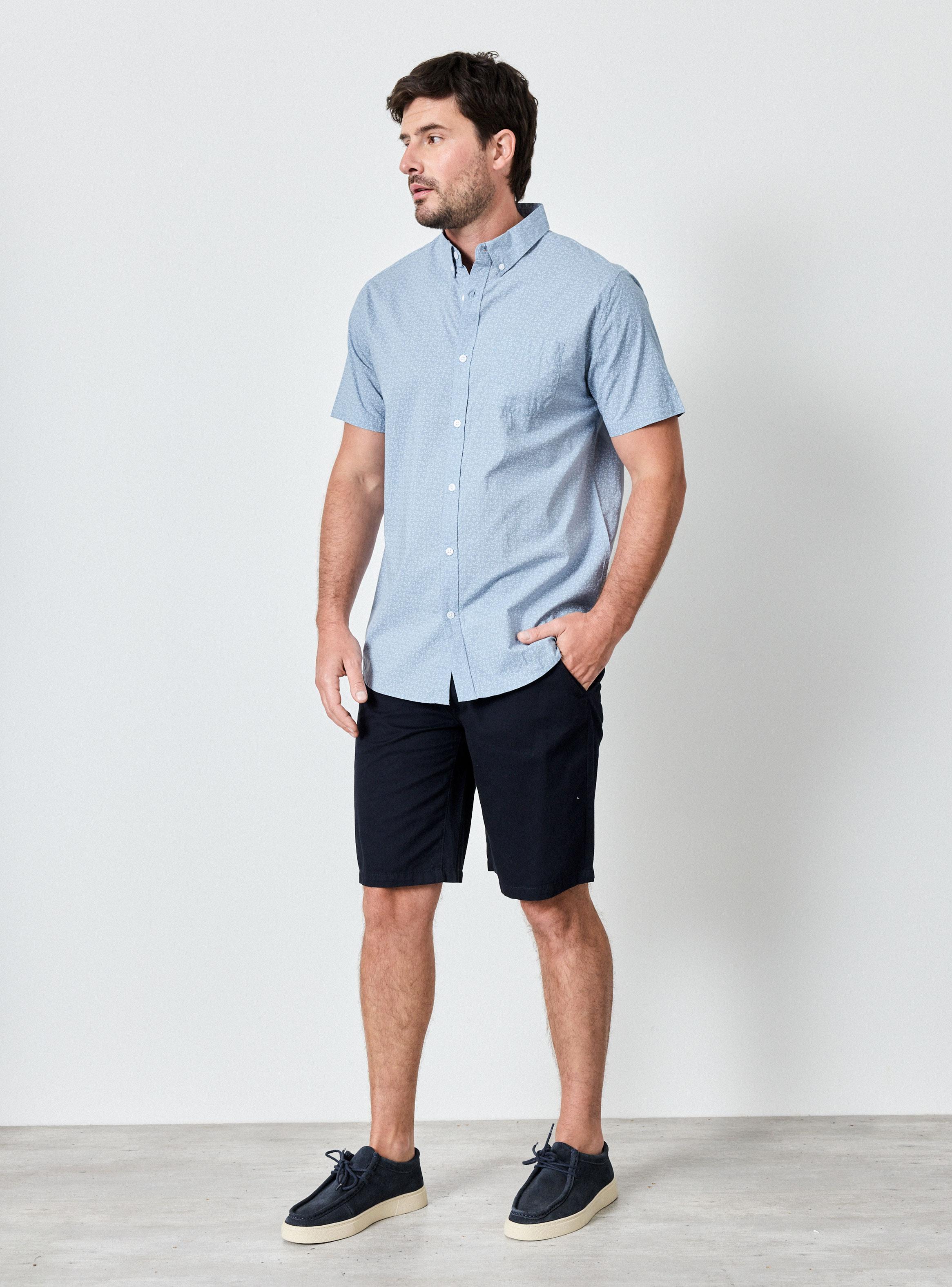 Camisa Mini Print Algodón-4