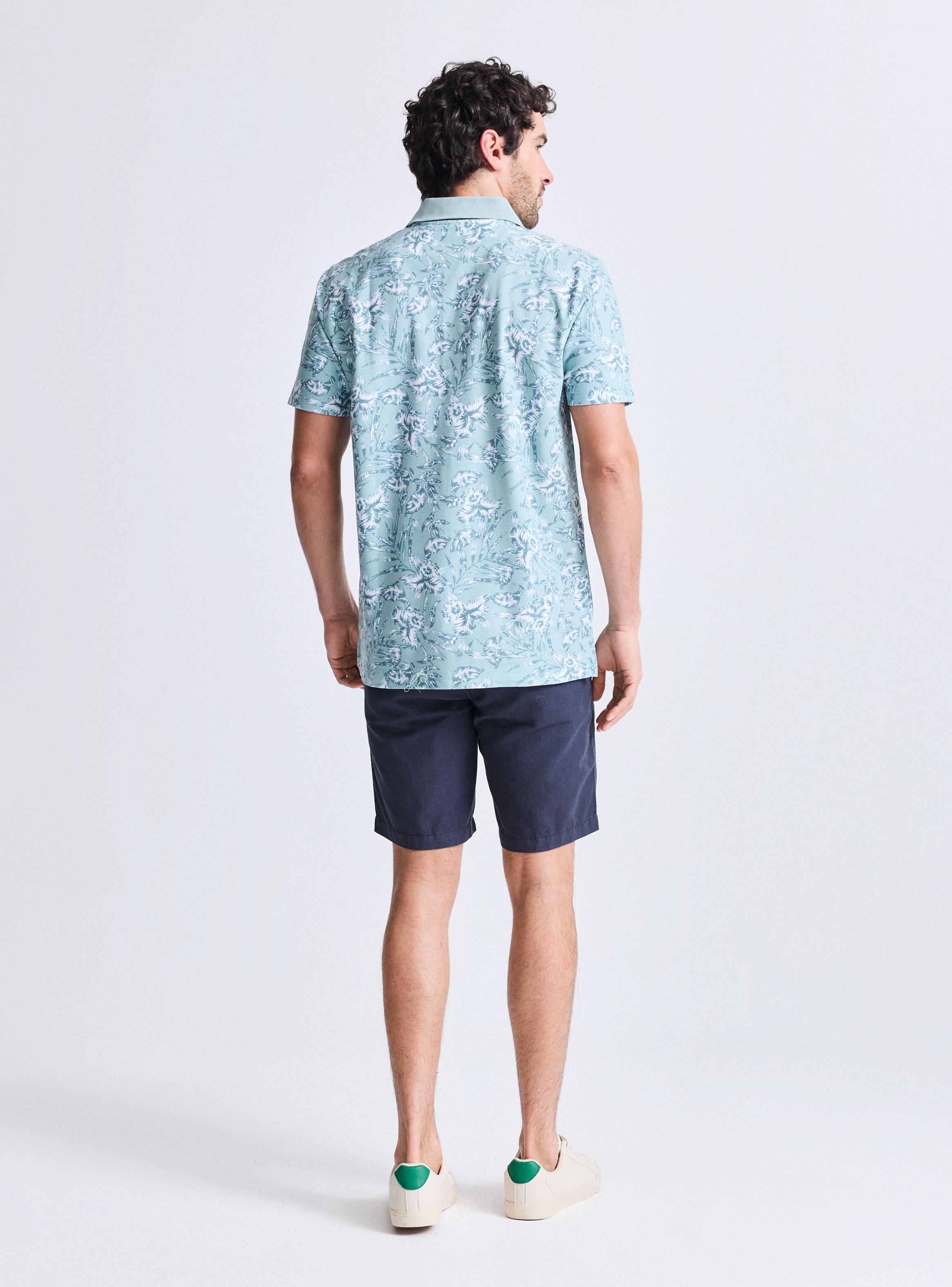 Polera Pique Diseno Hojas-5