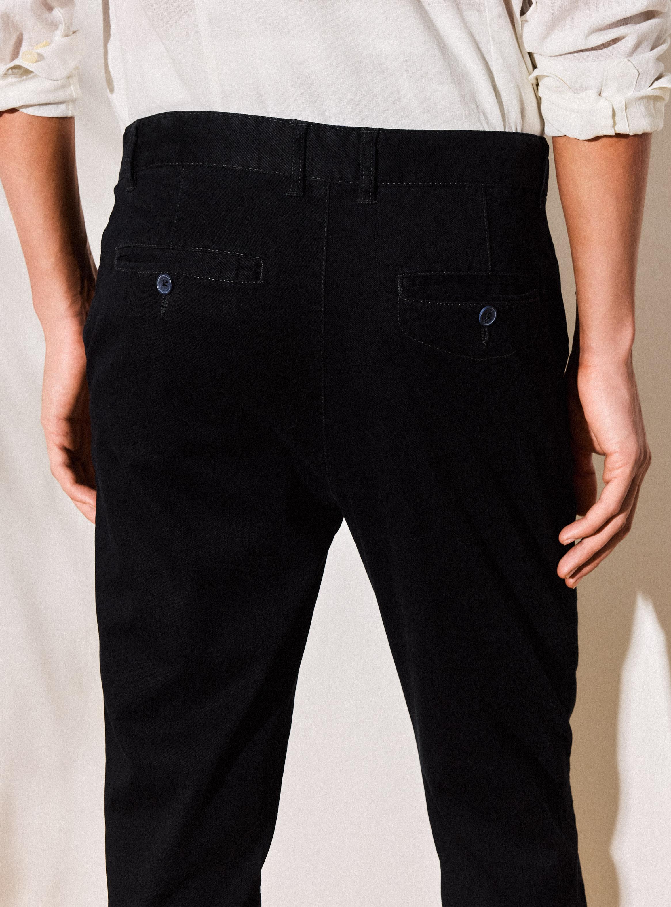 Pantalón Corte Chino Lyocell-3