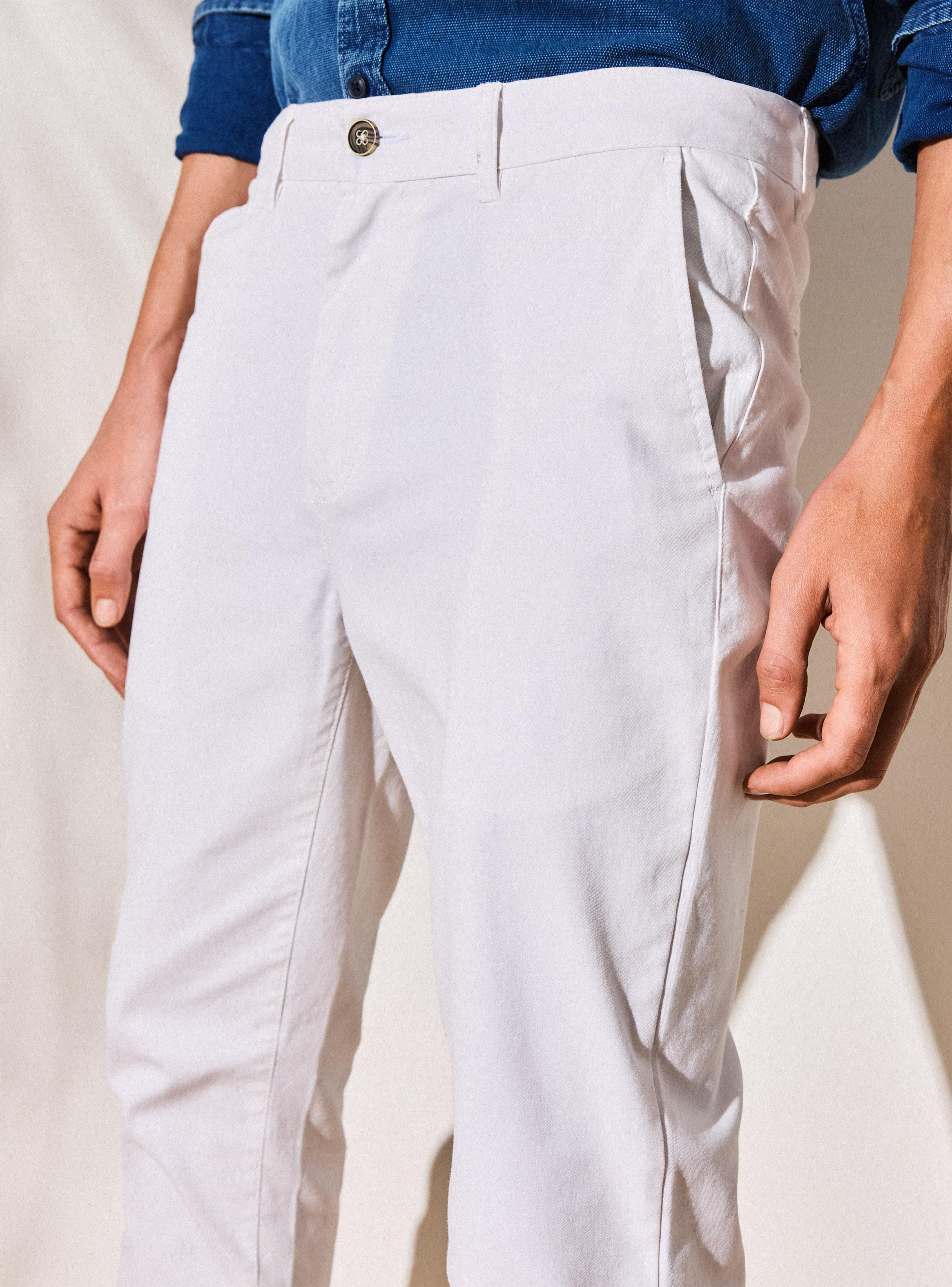 Pantalón Chino Gabardina Slim Fit-2