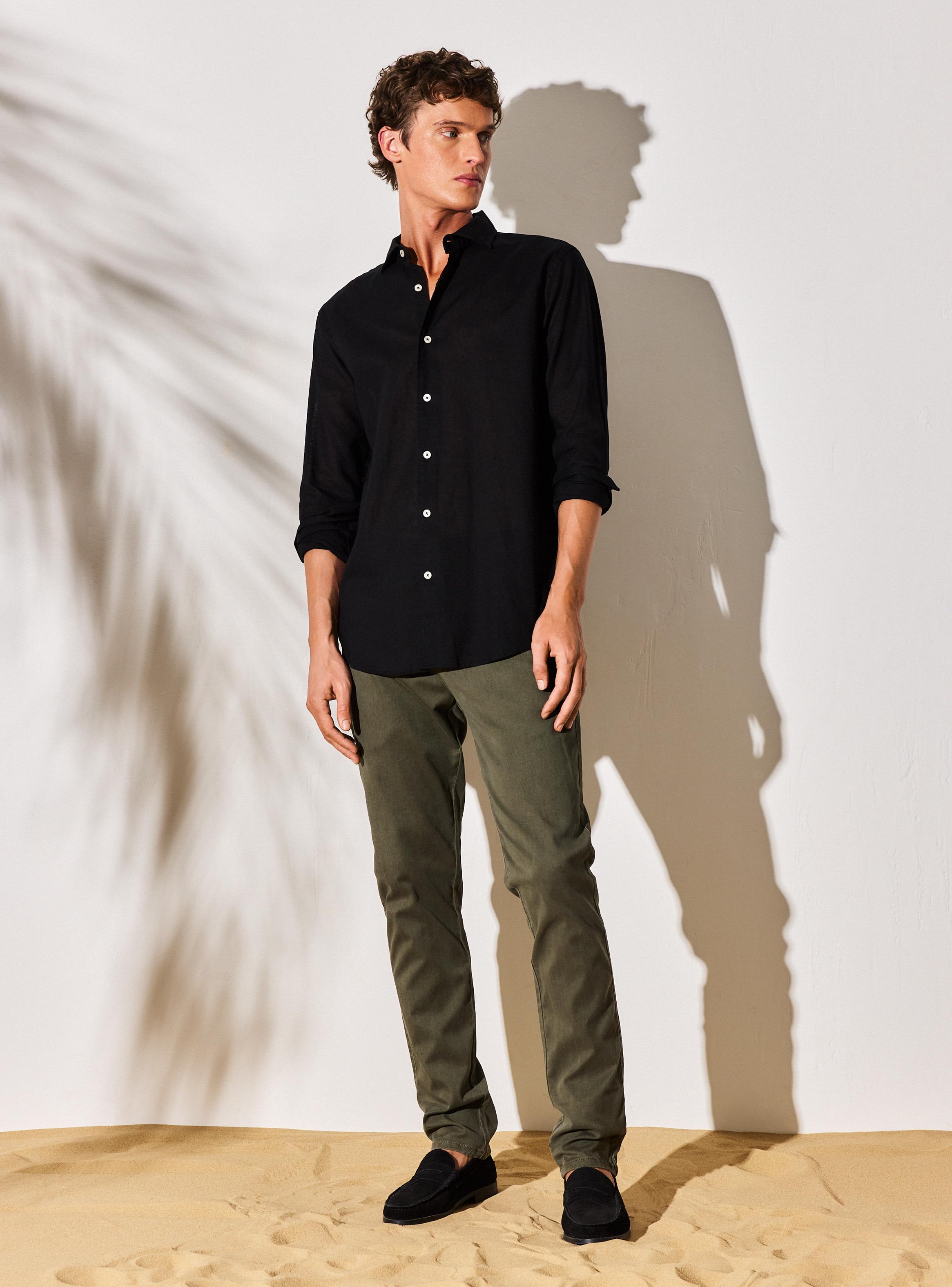 Camisa Algodón Lino-4
