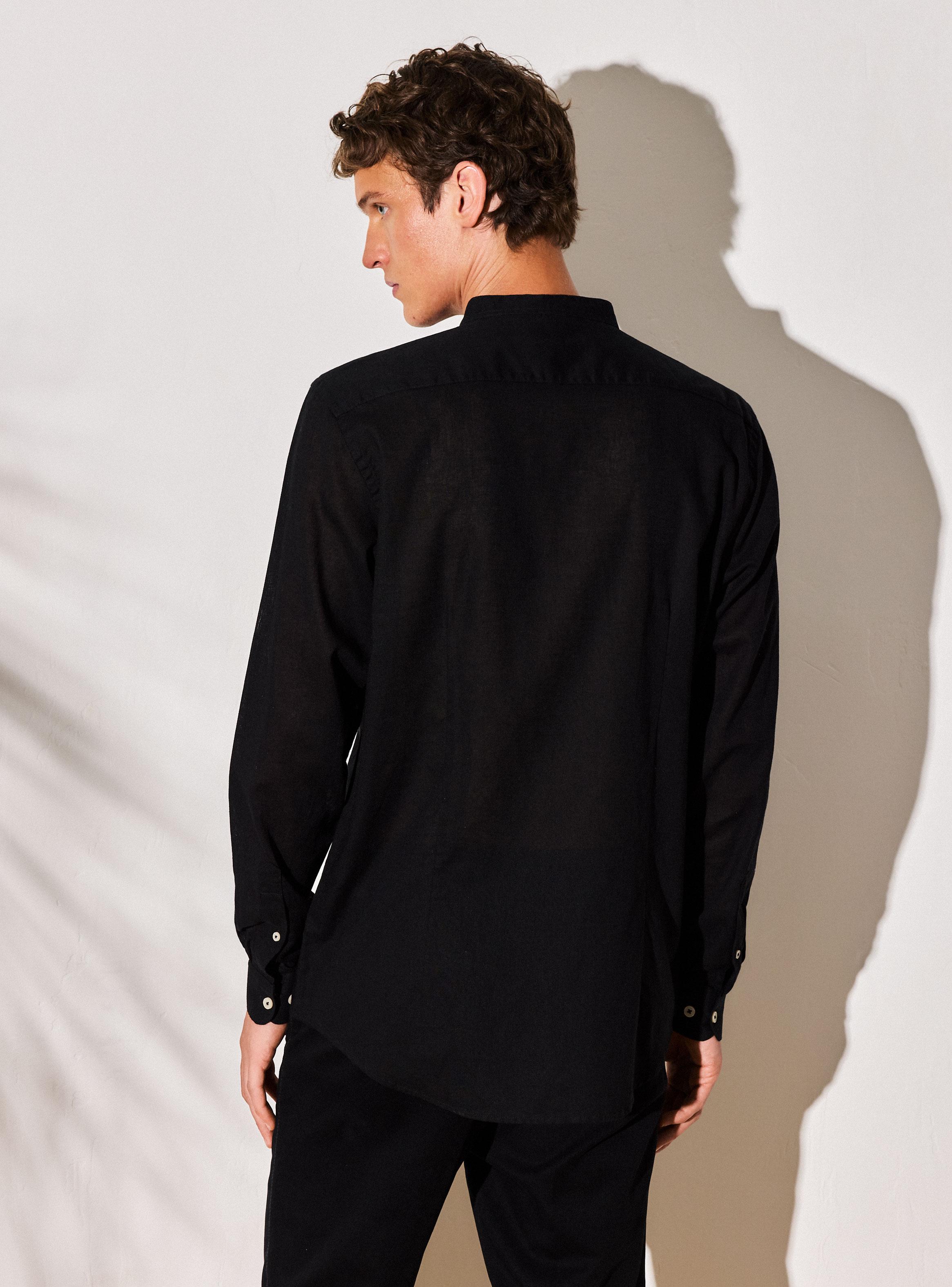 Camisa Cuello Mao-1