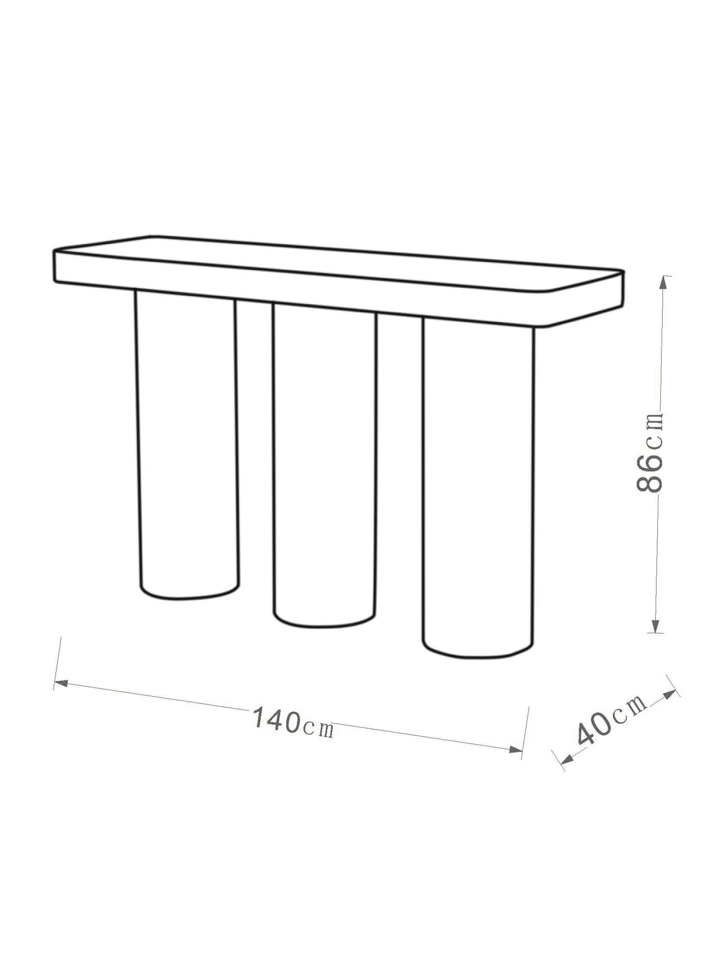 Arrimo Piccadilly 140x40x85 cm-2