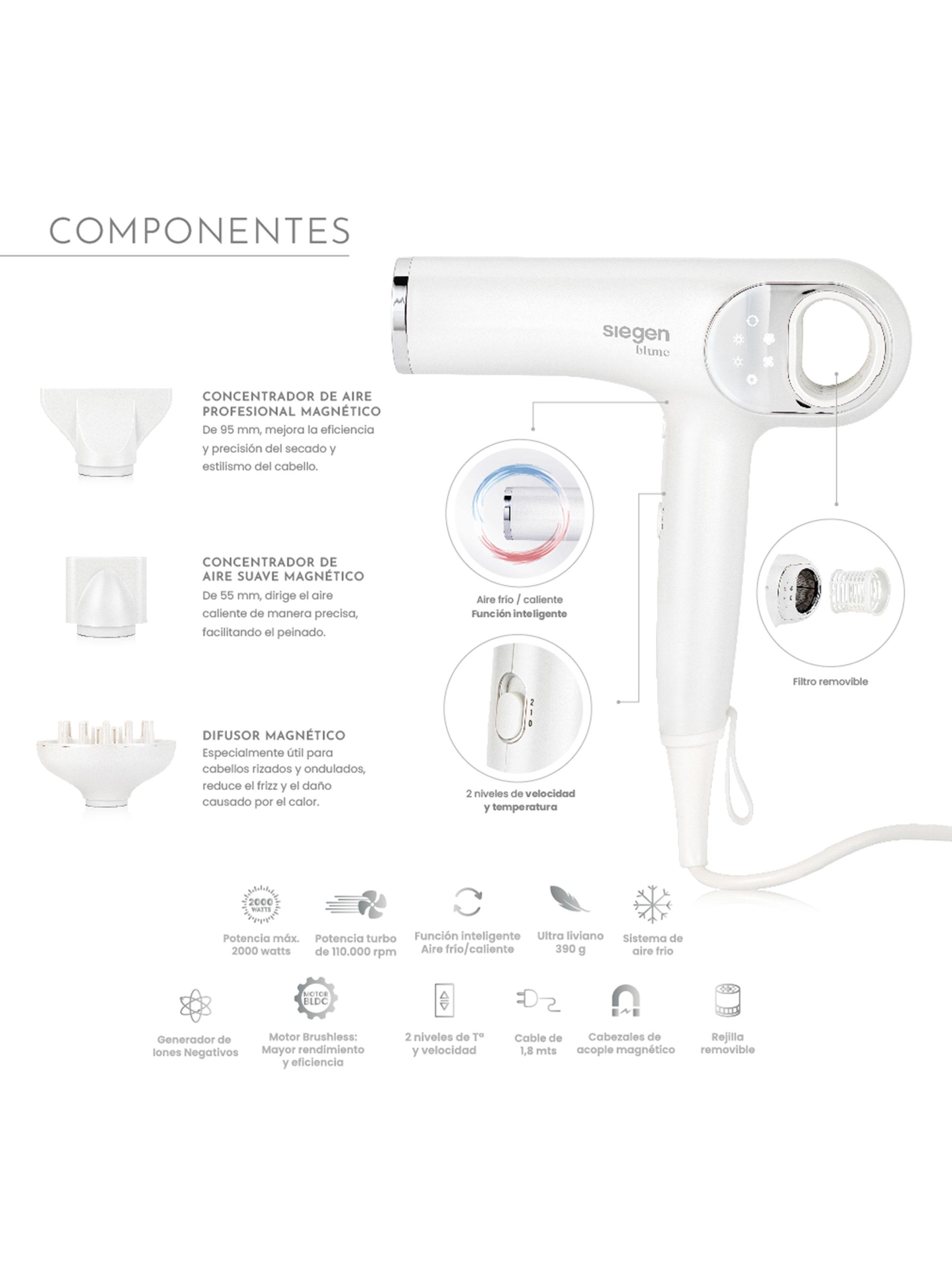 Secador de Pelo  3 en 1  Smart Dryer SG-B3160-2
