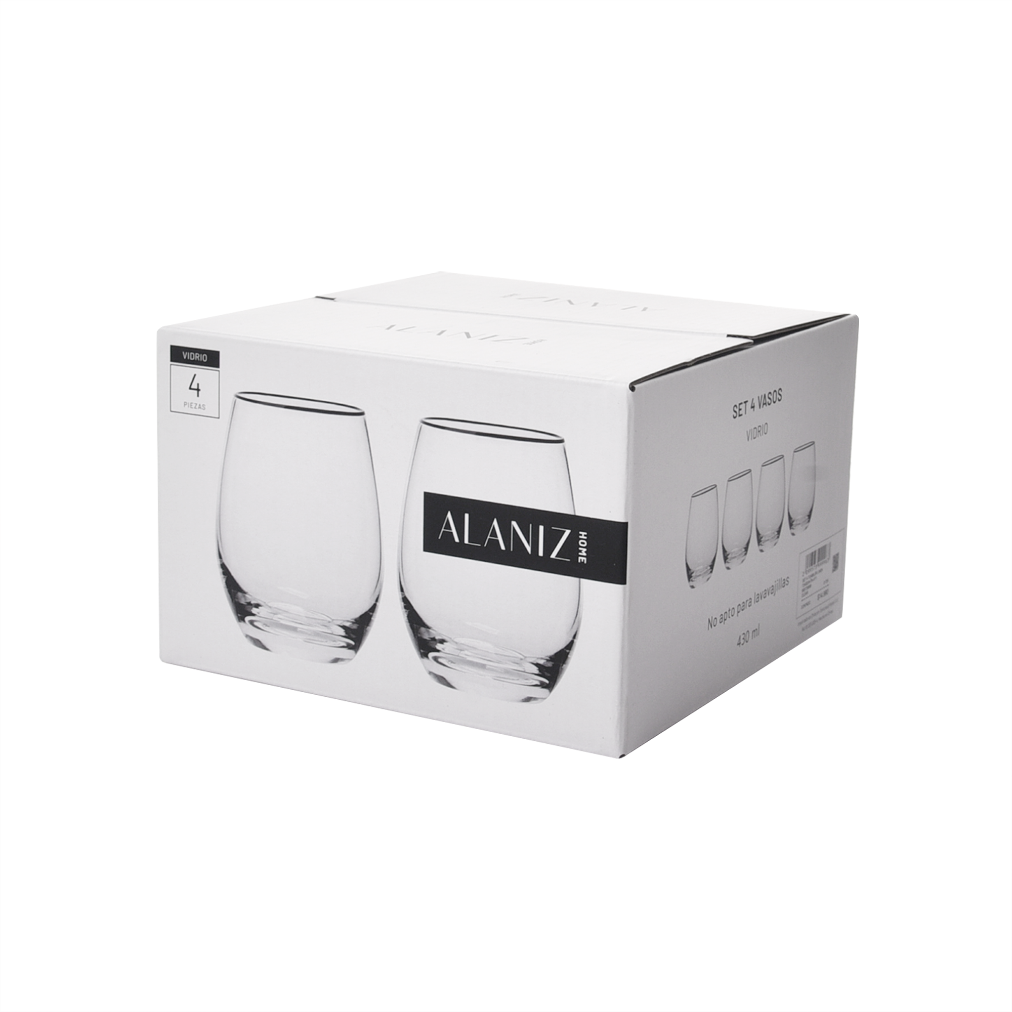 Set 4 Vasos Tumbler 430 ml-2