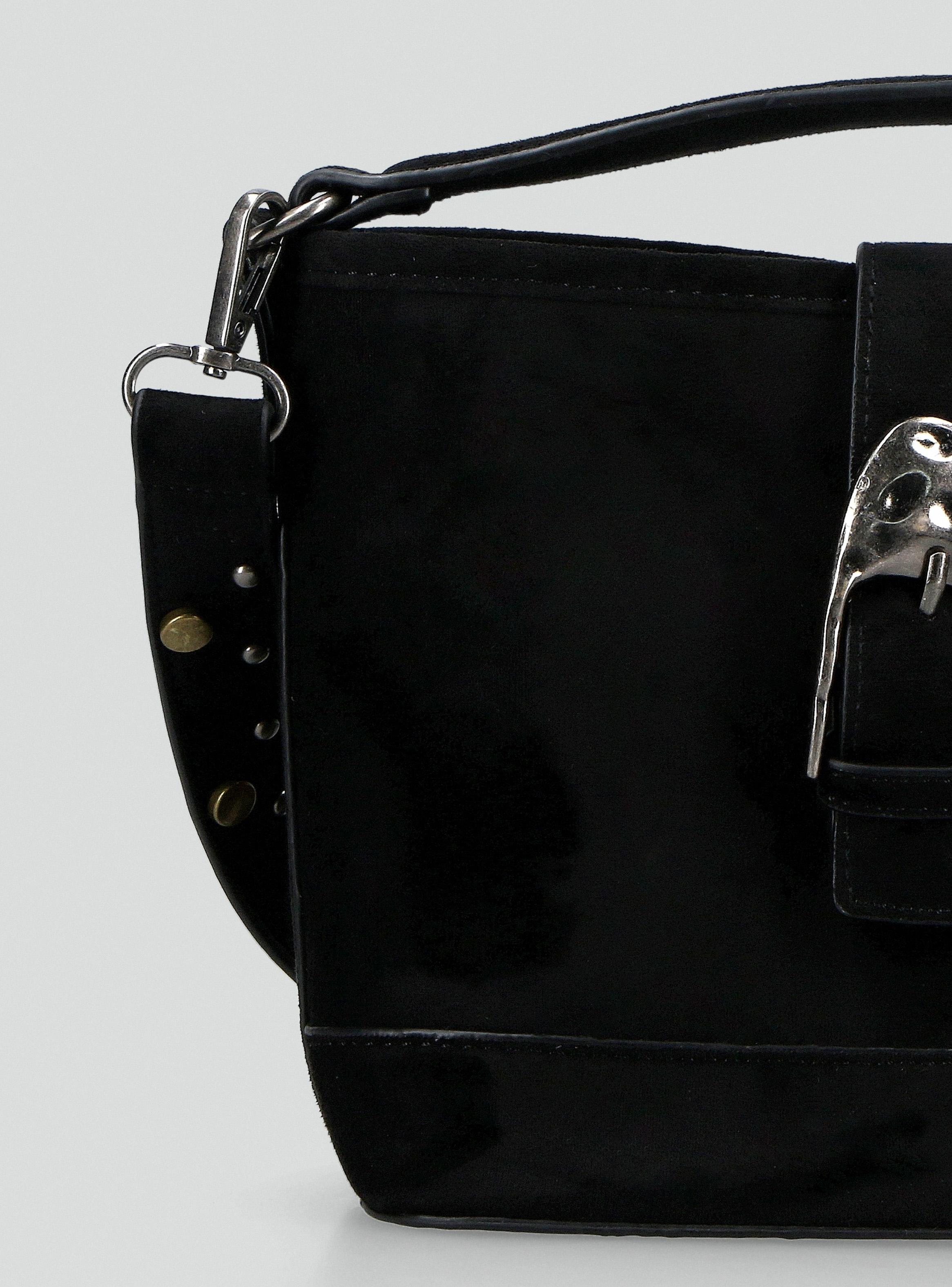 Cartera Crossbody Boho Efecto Suede con Hebilla-3