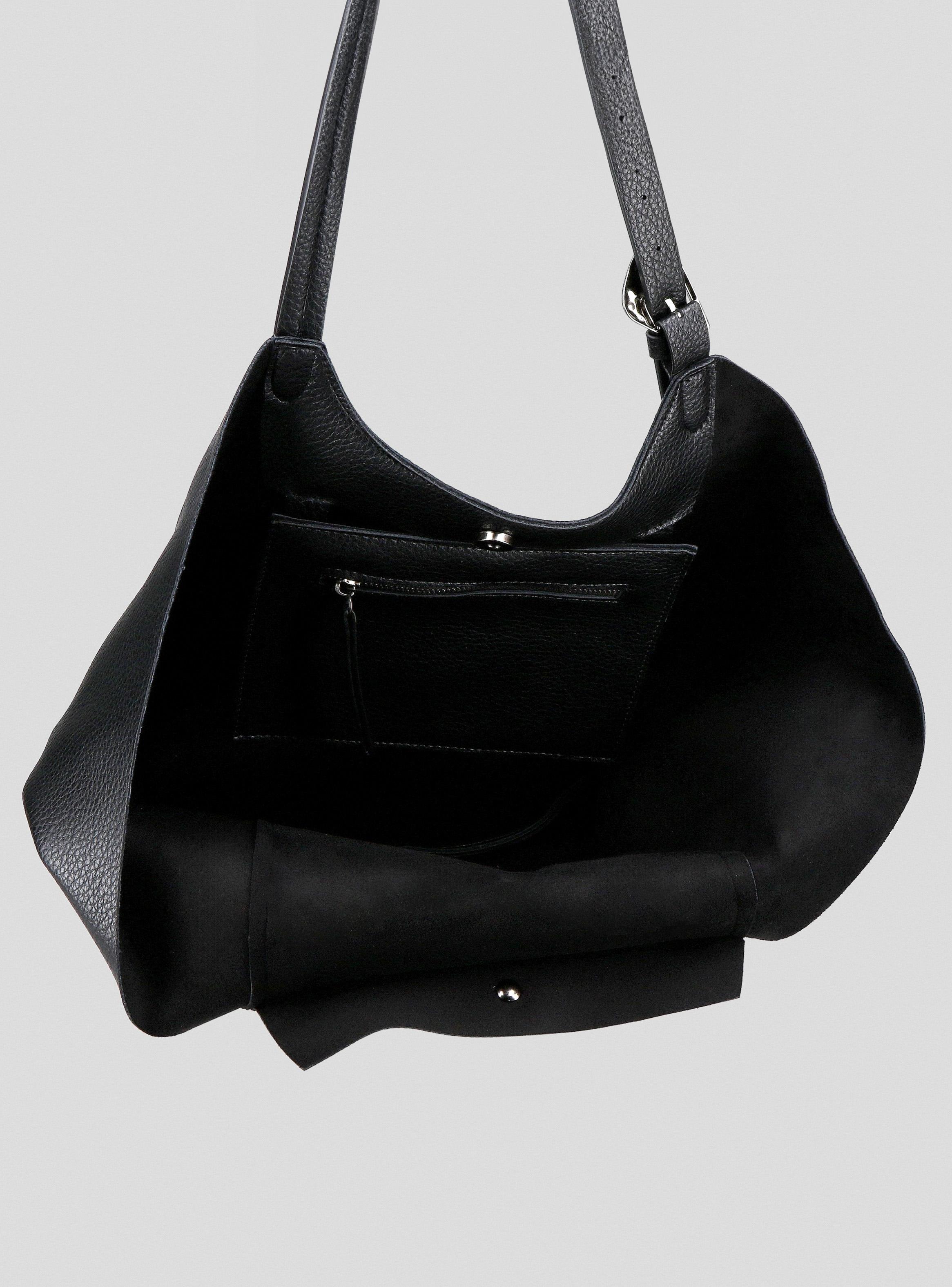 Cartera Totebag con Hebilla Decorativa-5