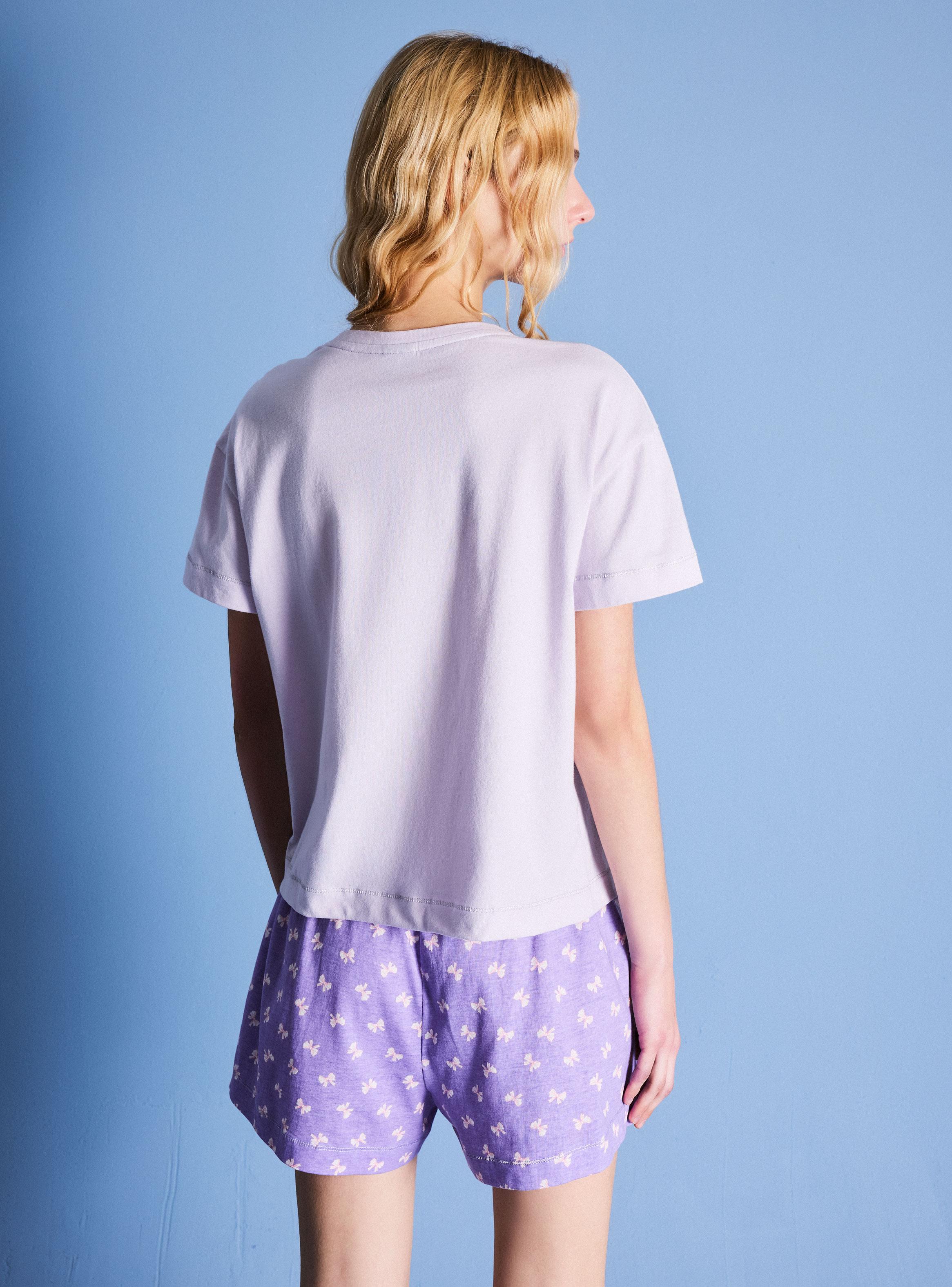 Pijama Corto Estampado Disney Marie-1