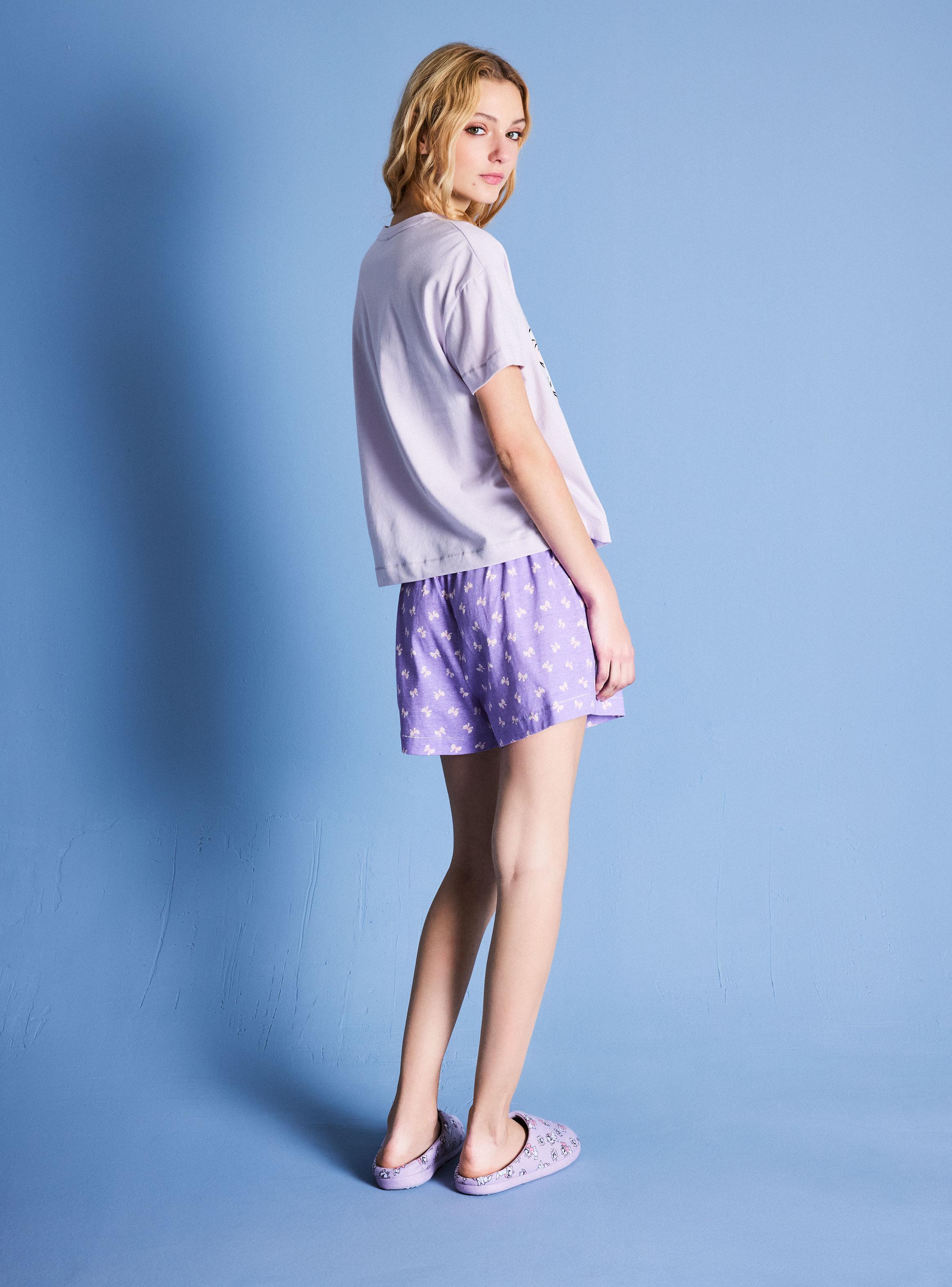 Pijama Corto Estampado Disney Marie-5