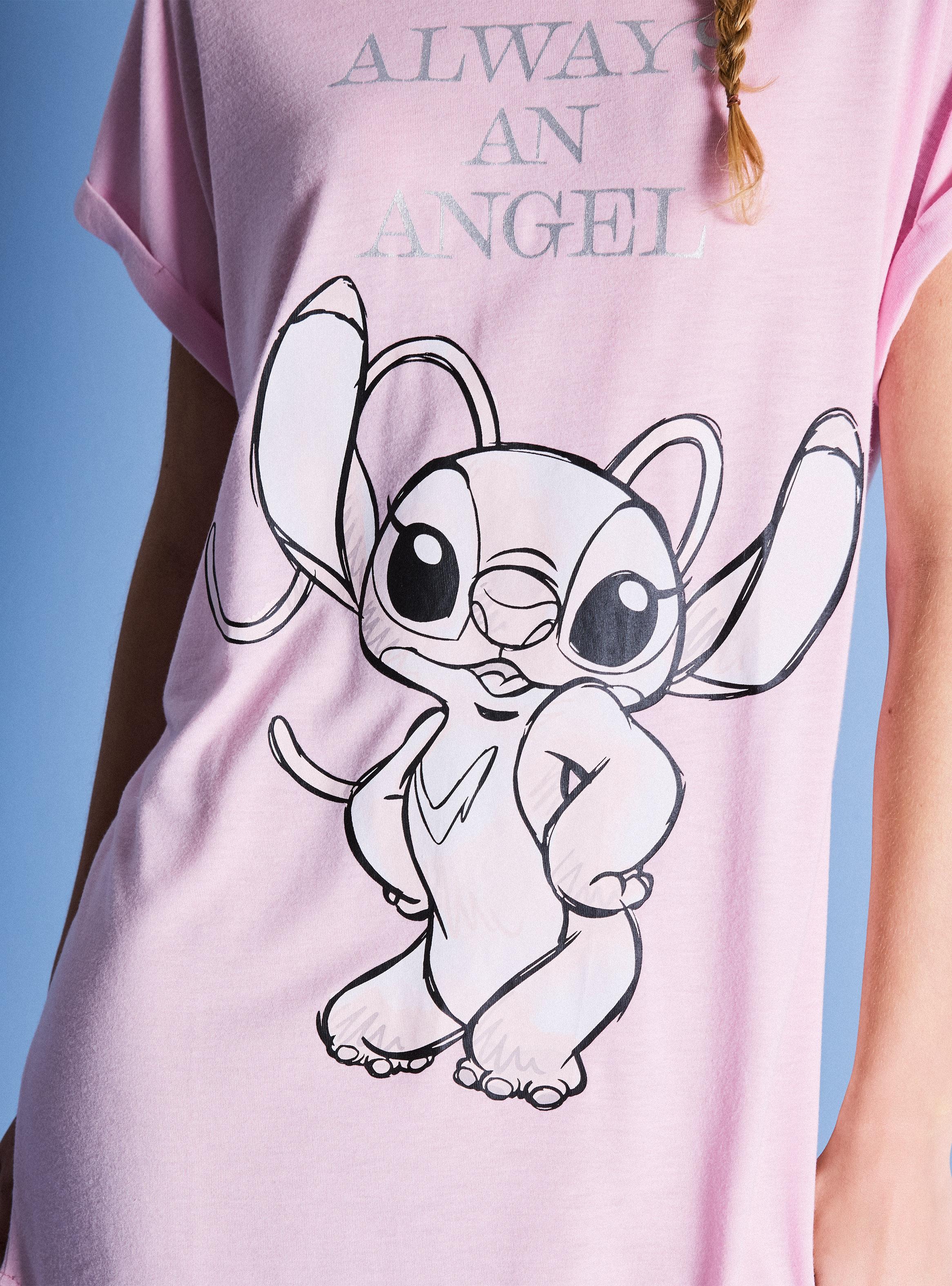 Camisa de Dormir Manga Estampado Disney Ángel-3