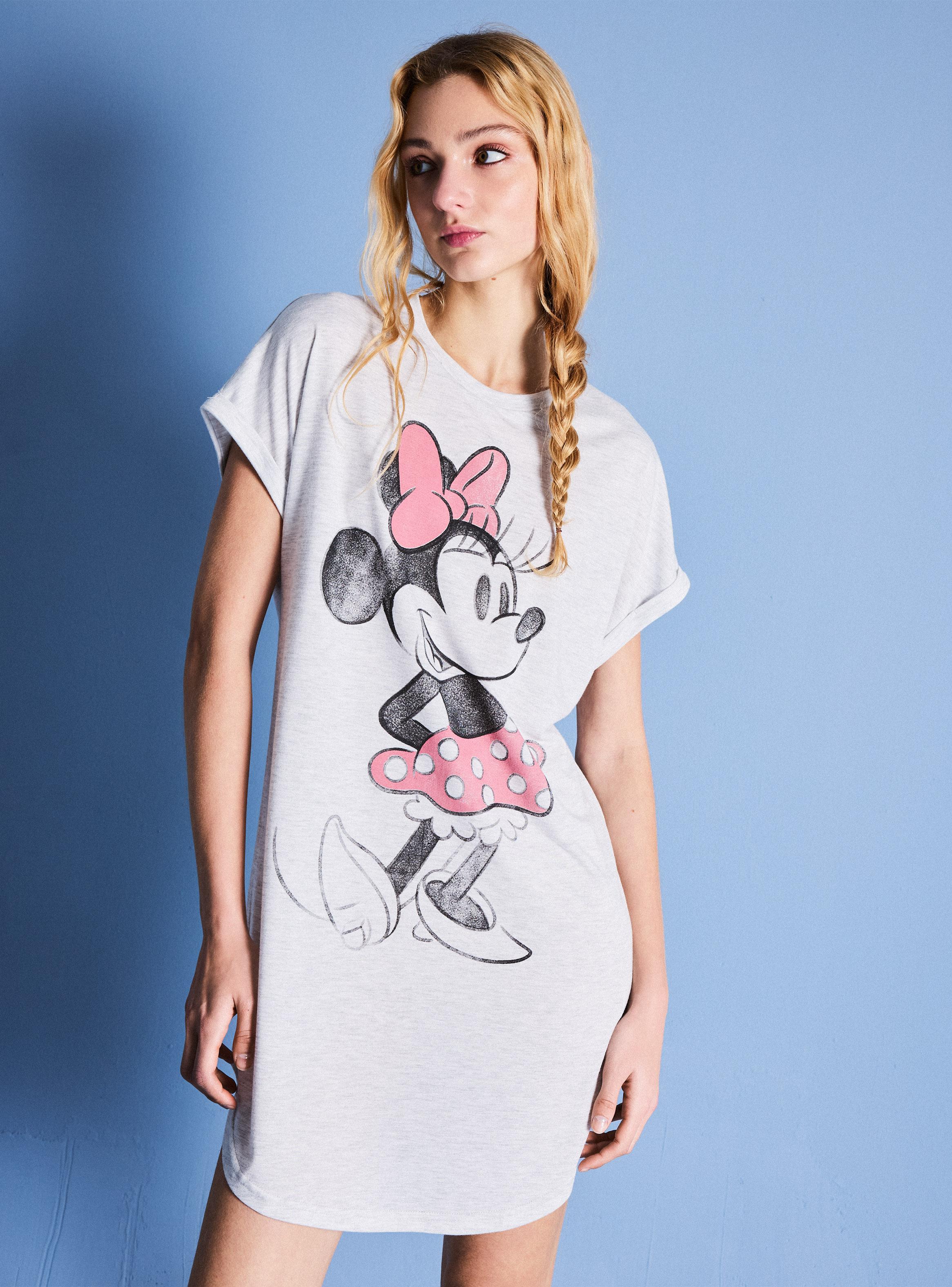 Camisa de Dormir Manga Corta Estampado Disney Minnie-0