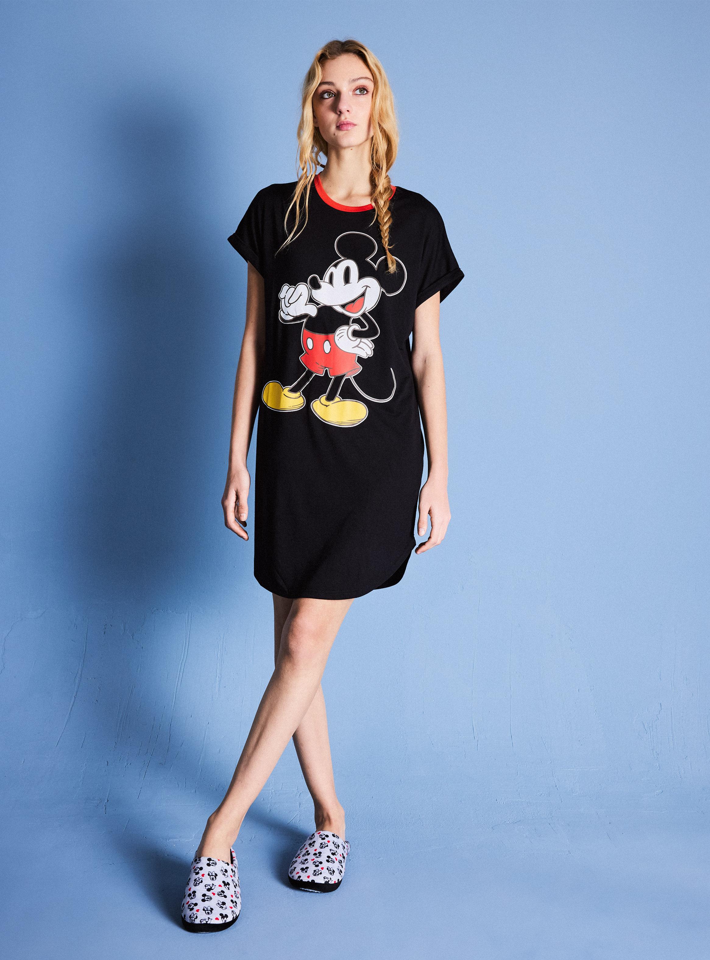 Camisa de Dormir Manga Corta Estampado Disney Mickey-4