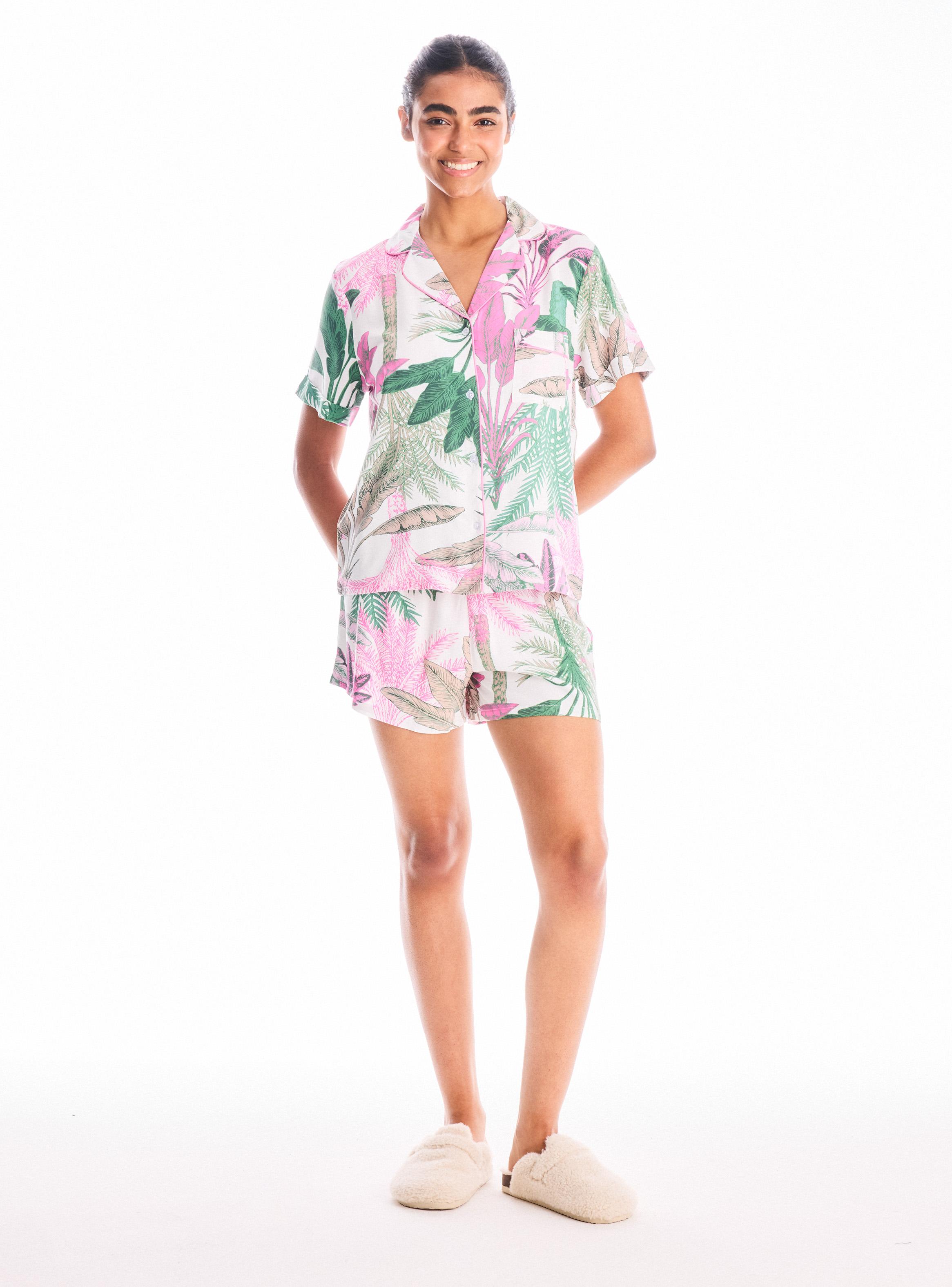 Pijama Camisero Estampado-4