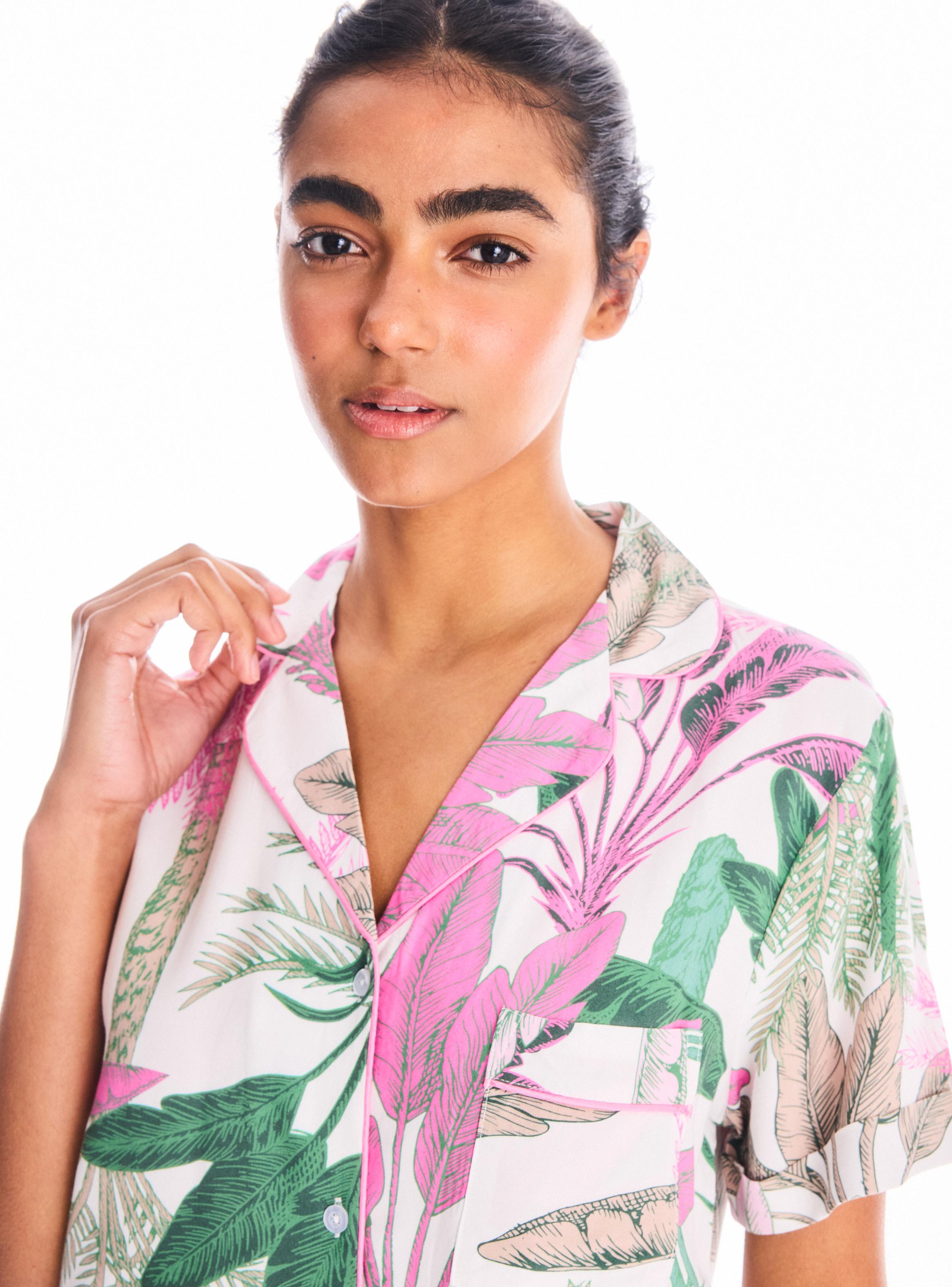 Pijama Camisero Estampado-2