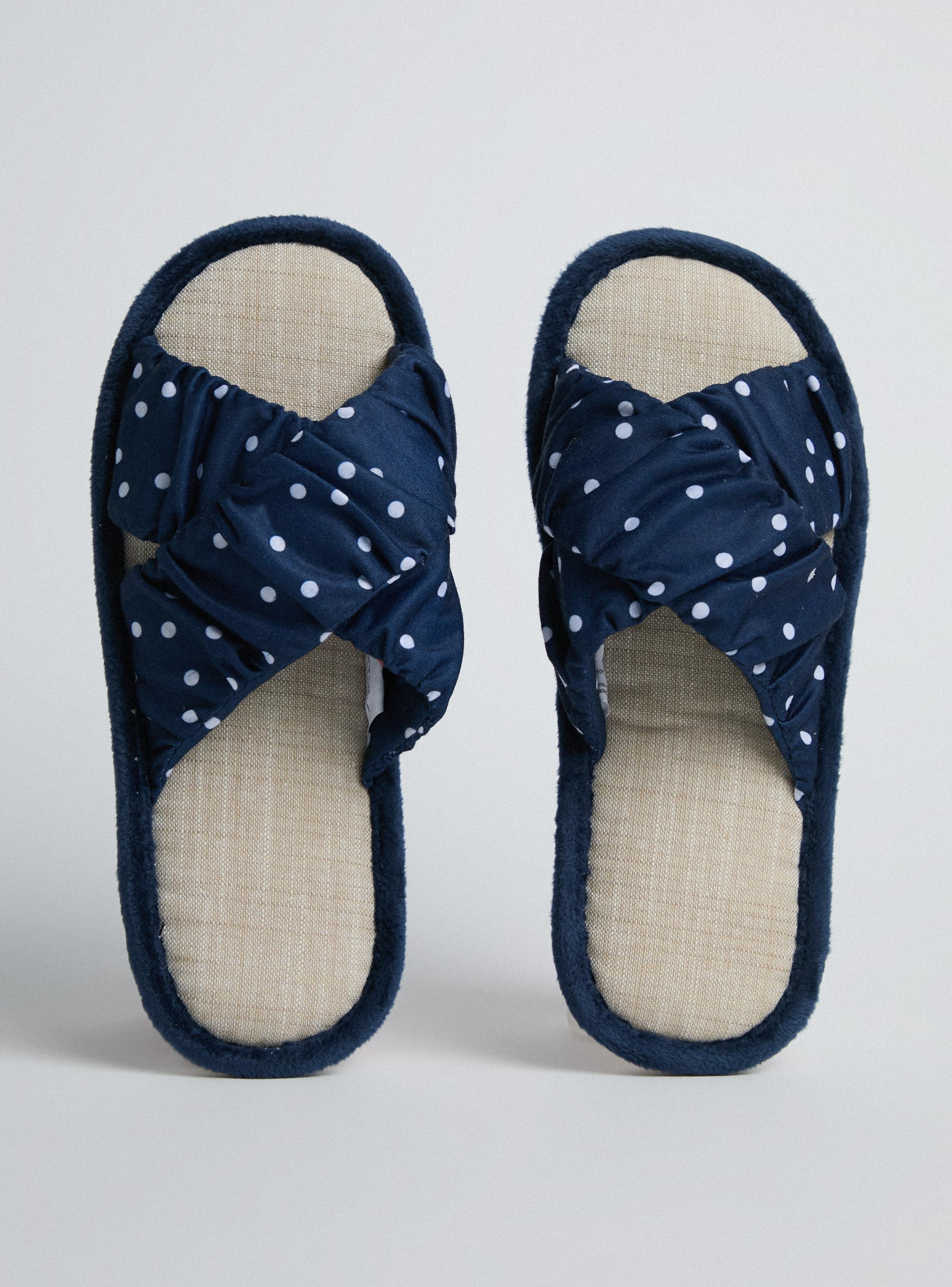 Pantufla Tela Estampada-0