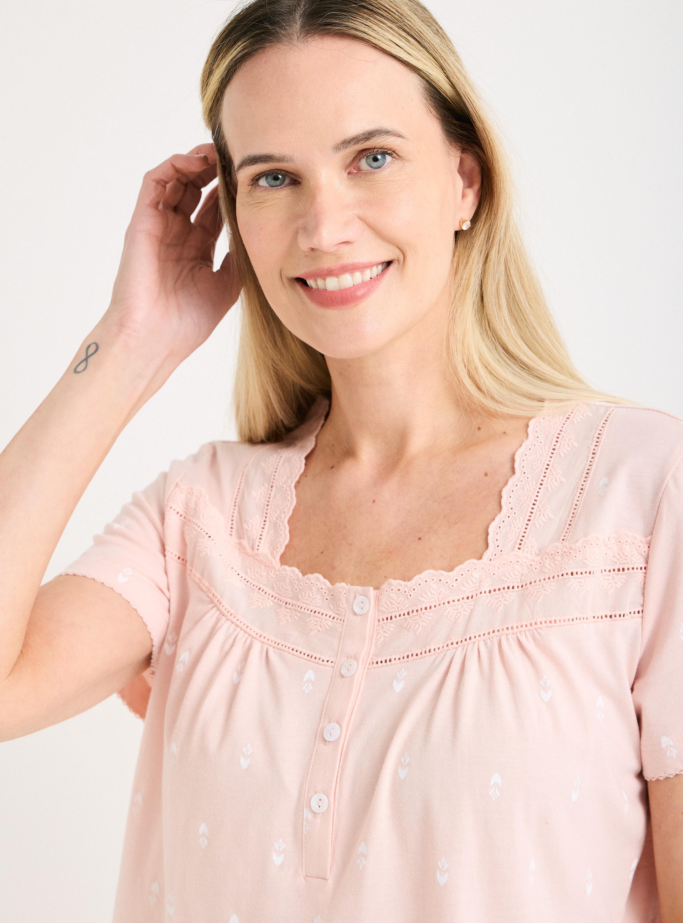 Pijama Camisero Corto Largo-2