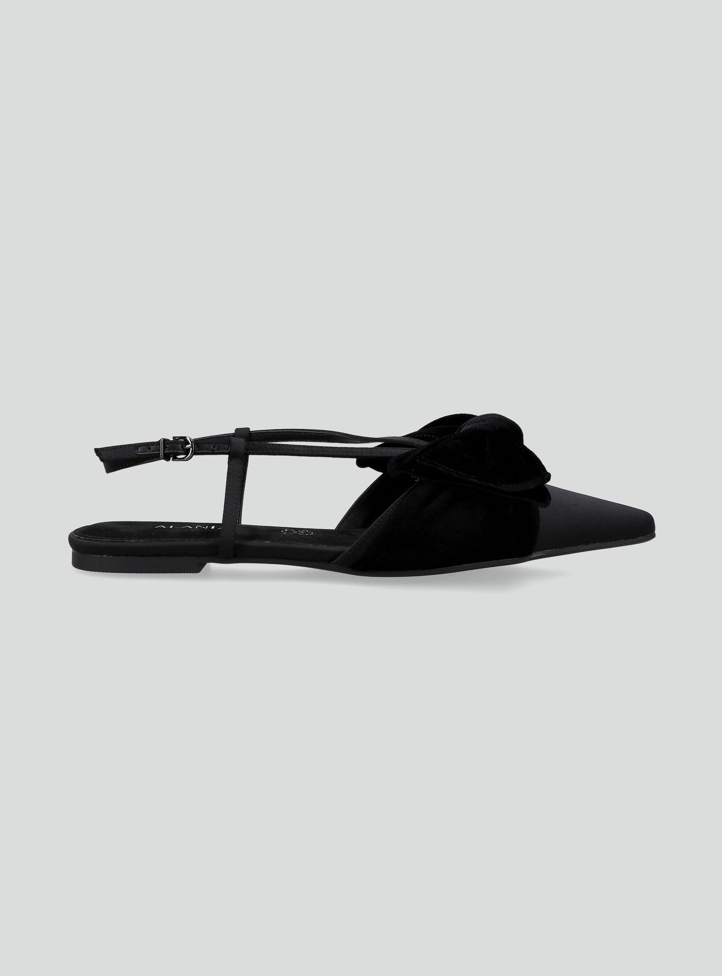 Ballerina Slingback con Lazo Mujer-1
