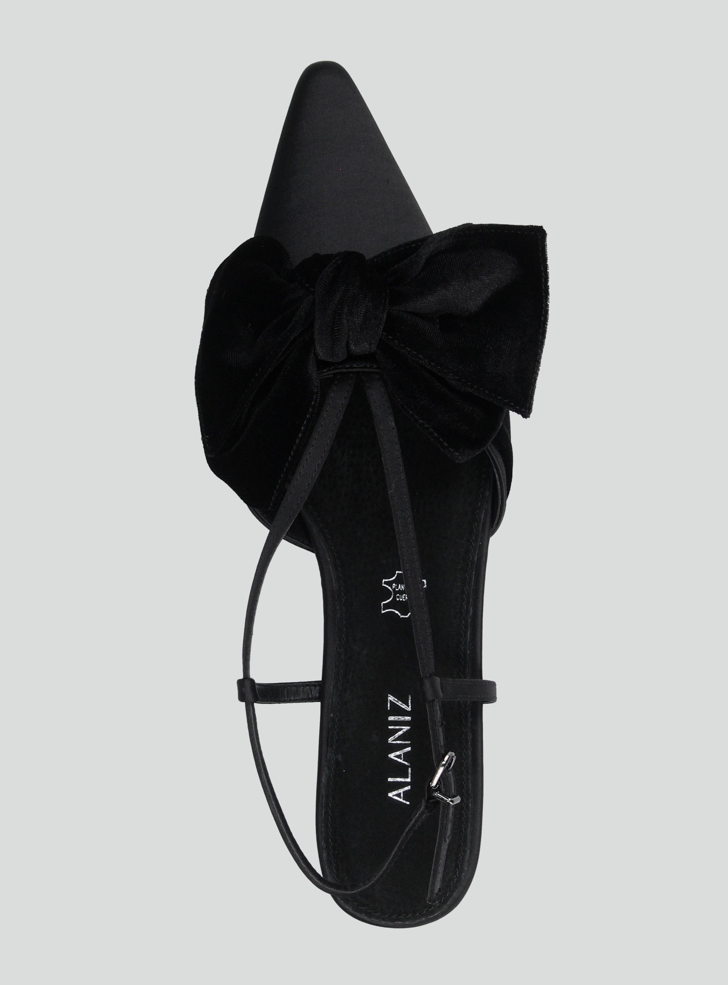 Ballerina Slingback con Lazo Mujer-3